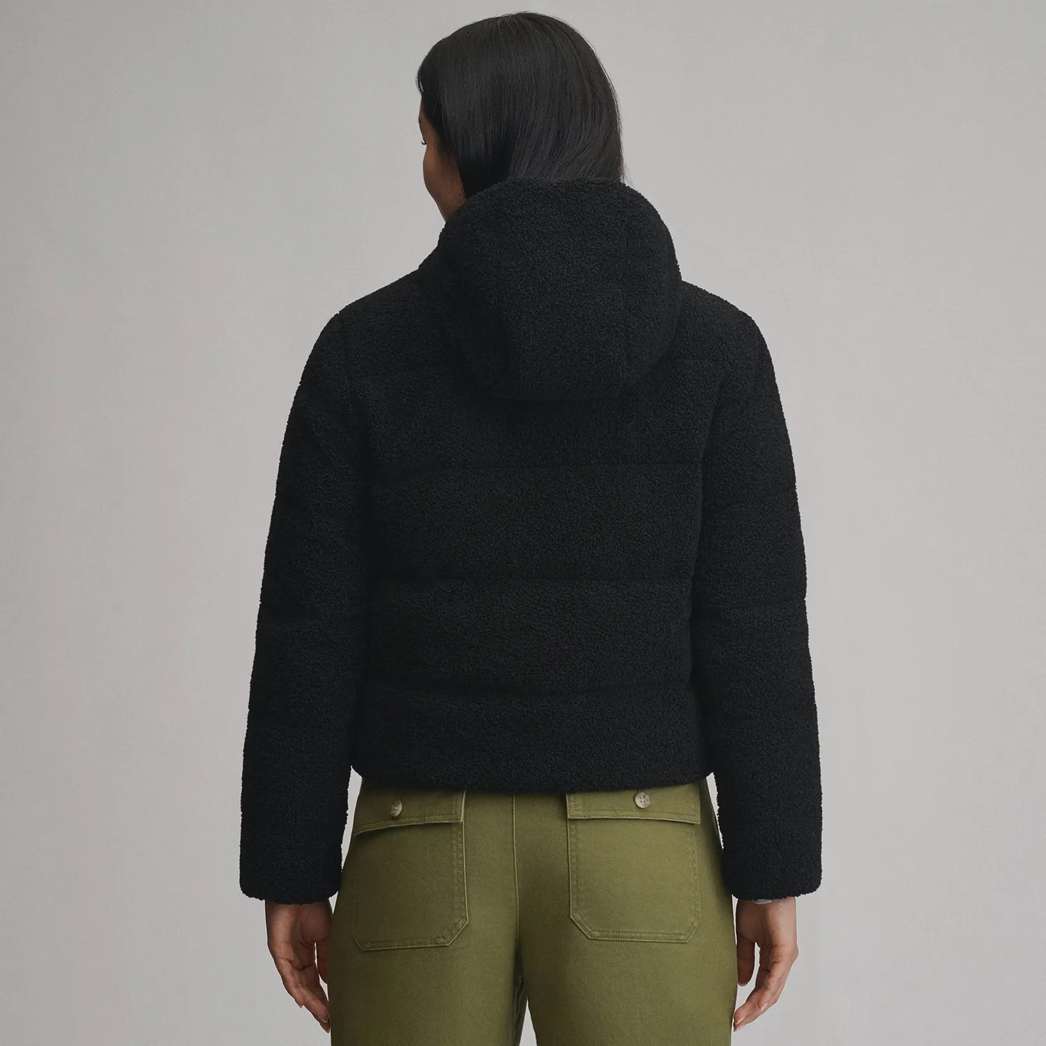 Eddie Bauer Plush Puff geaca dama neagra iarna