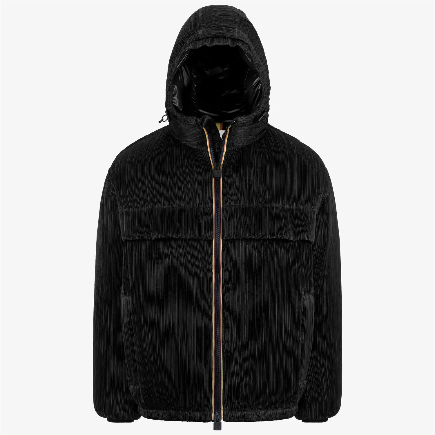 K-Way Claudeny Plisse Thermo Heavy palton barbati negru foarte cald