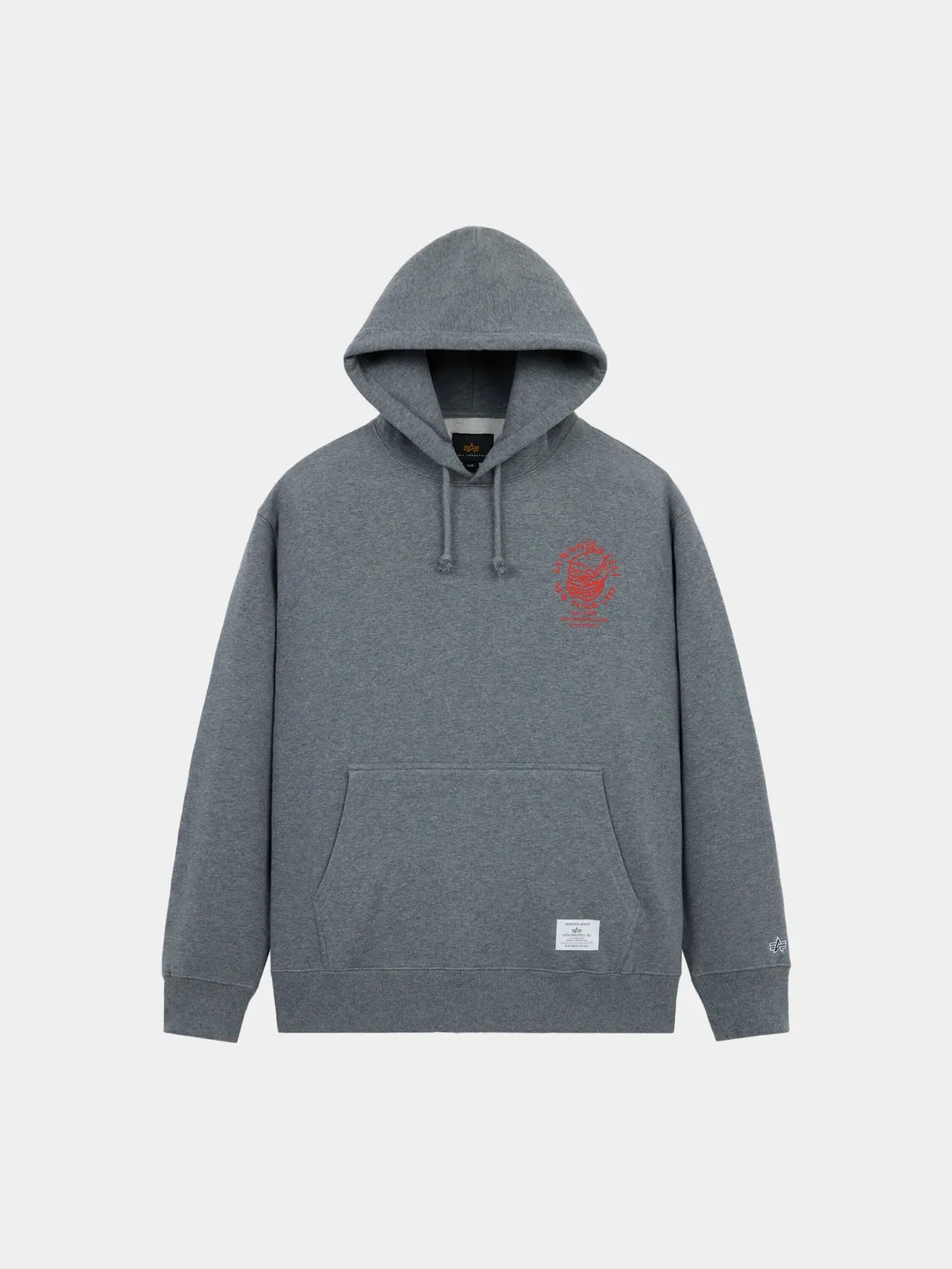 Alpha Industries Downtown Deli hanorac gri bumbac unisex
