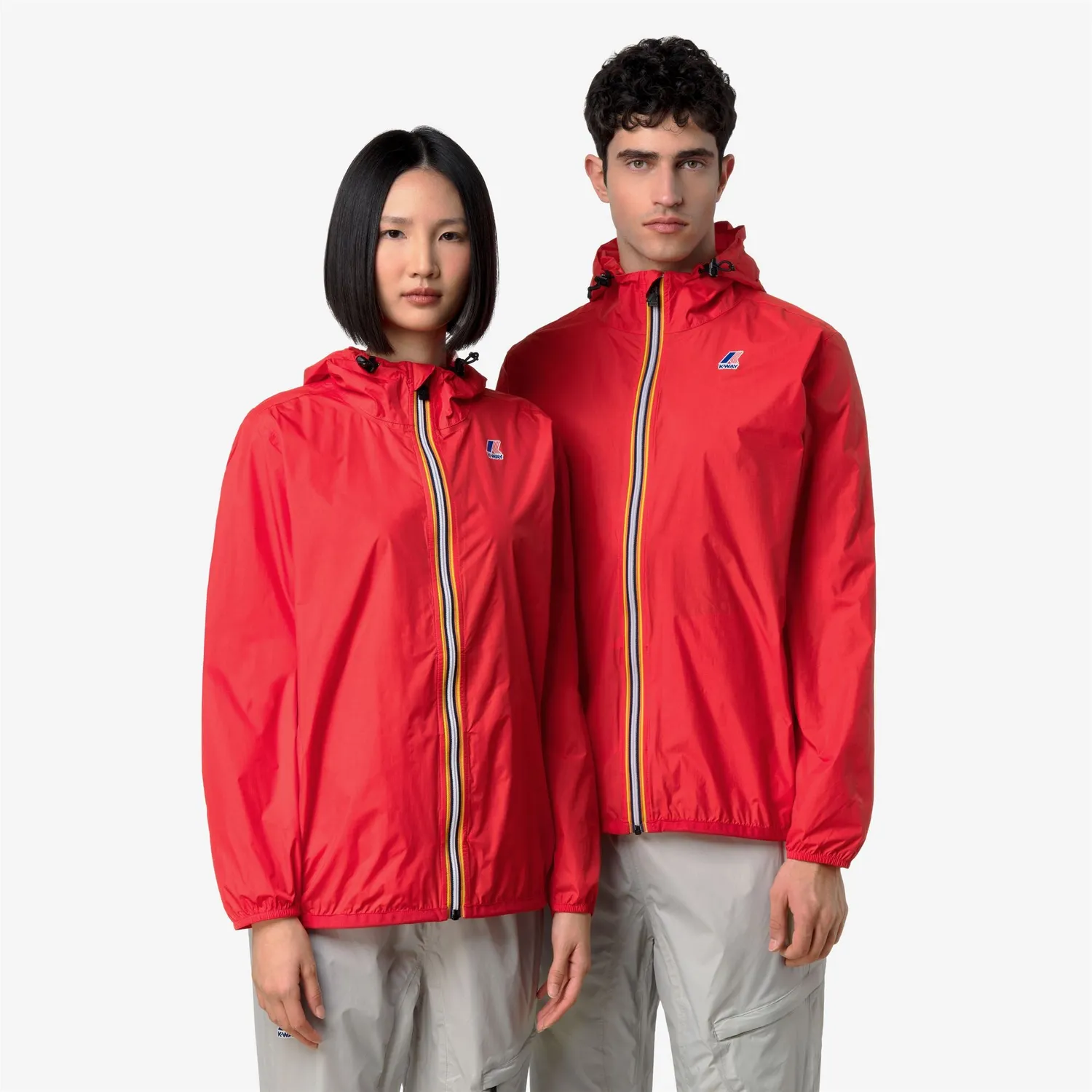 K-Way Claude 4.0 geaca unisex rosu impermeabila