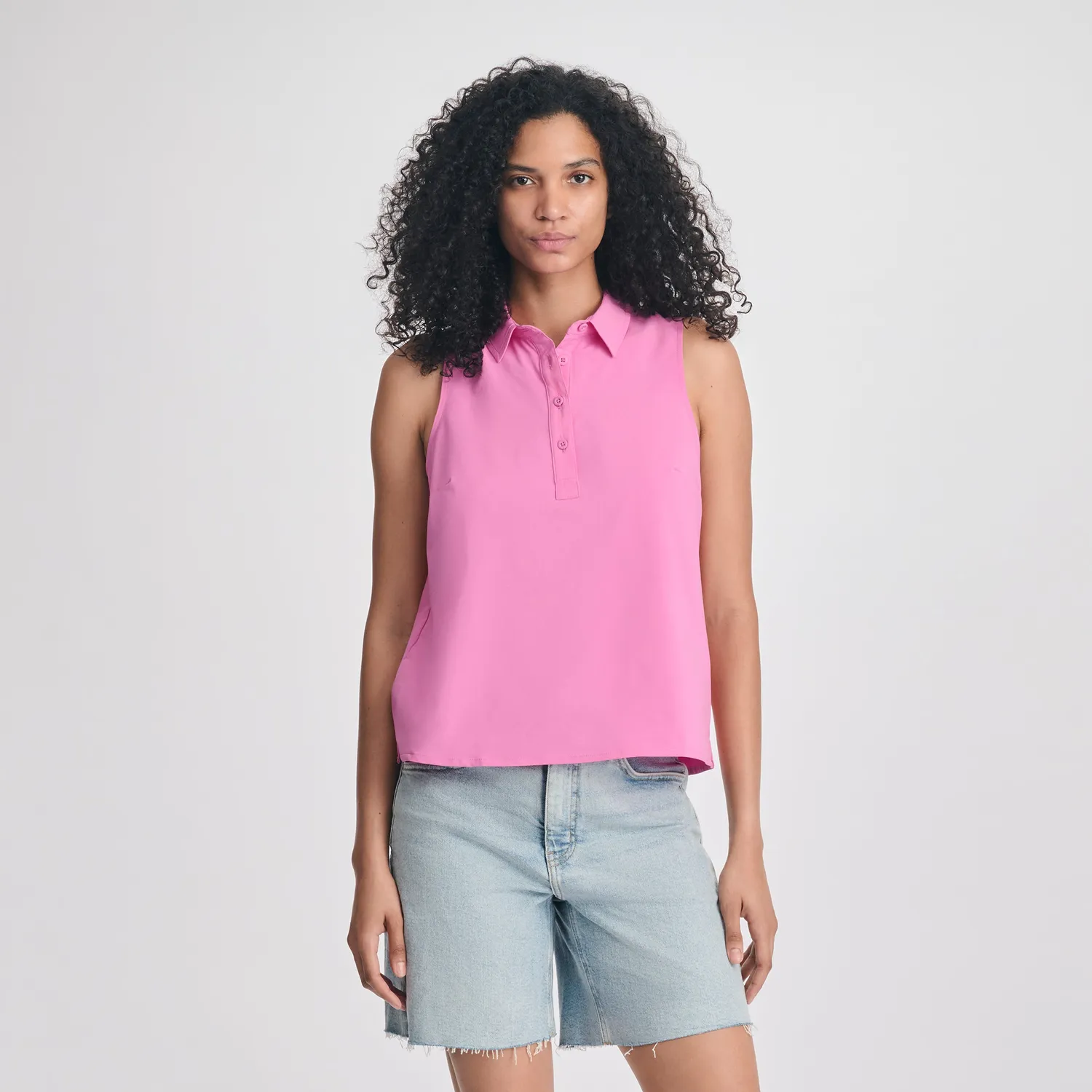 Eddie Bauer Departure maiou dama negru stretch UPF