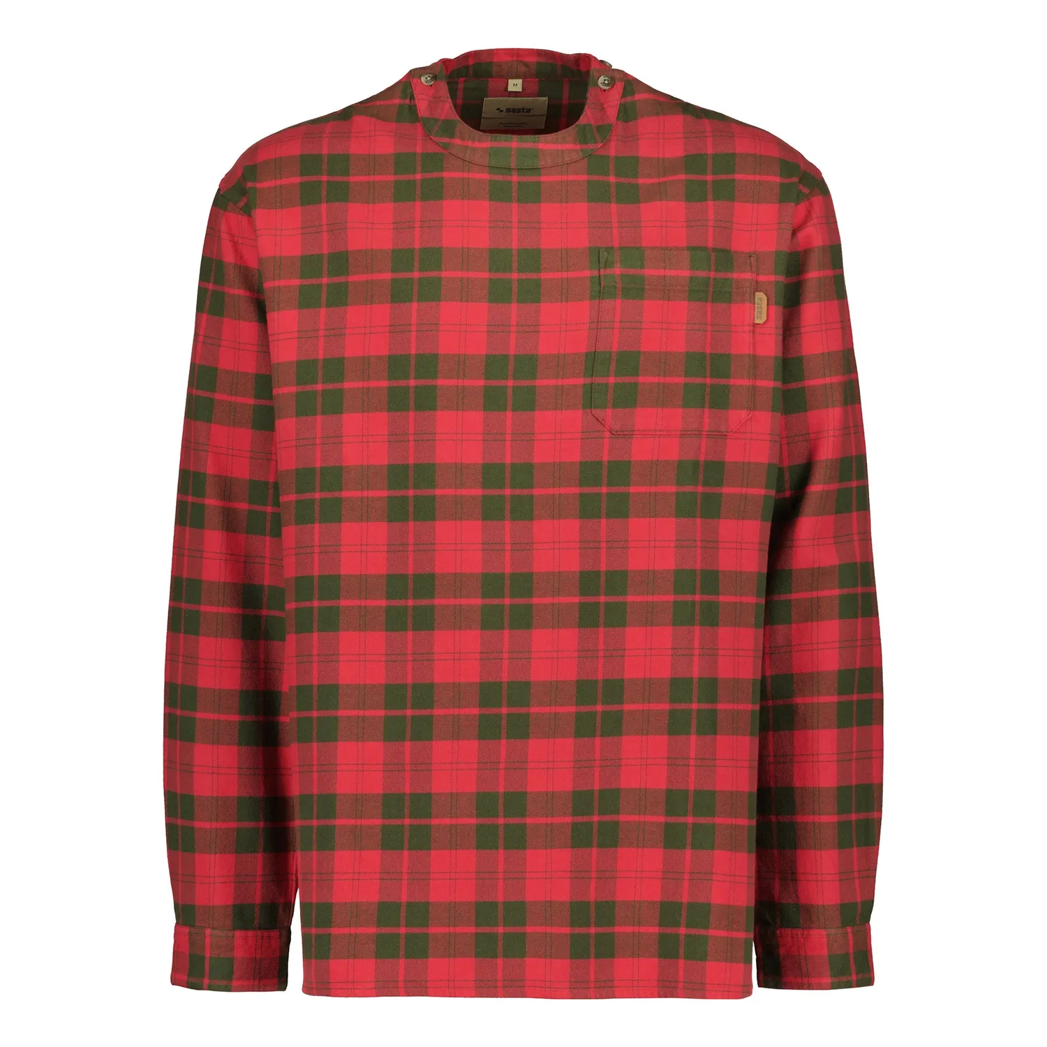 Sasta Pahta camasa barbati Charcoal Grey din flanel gros