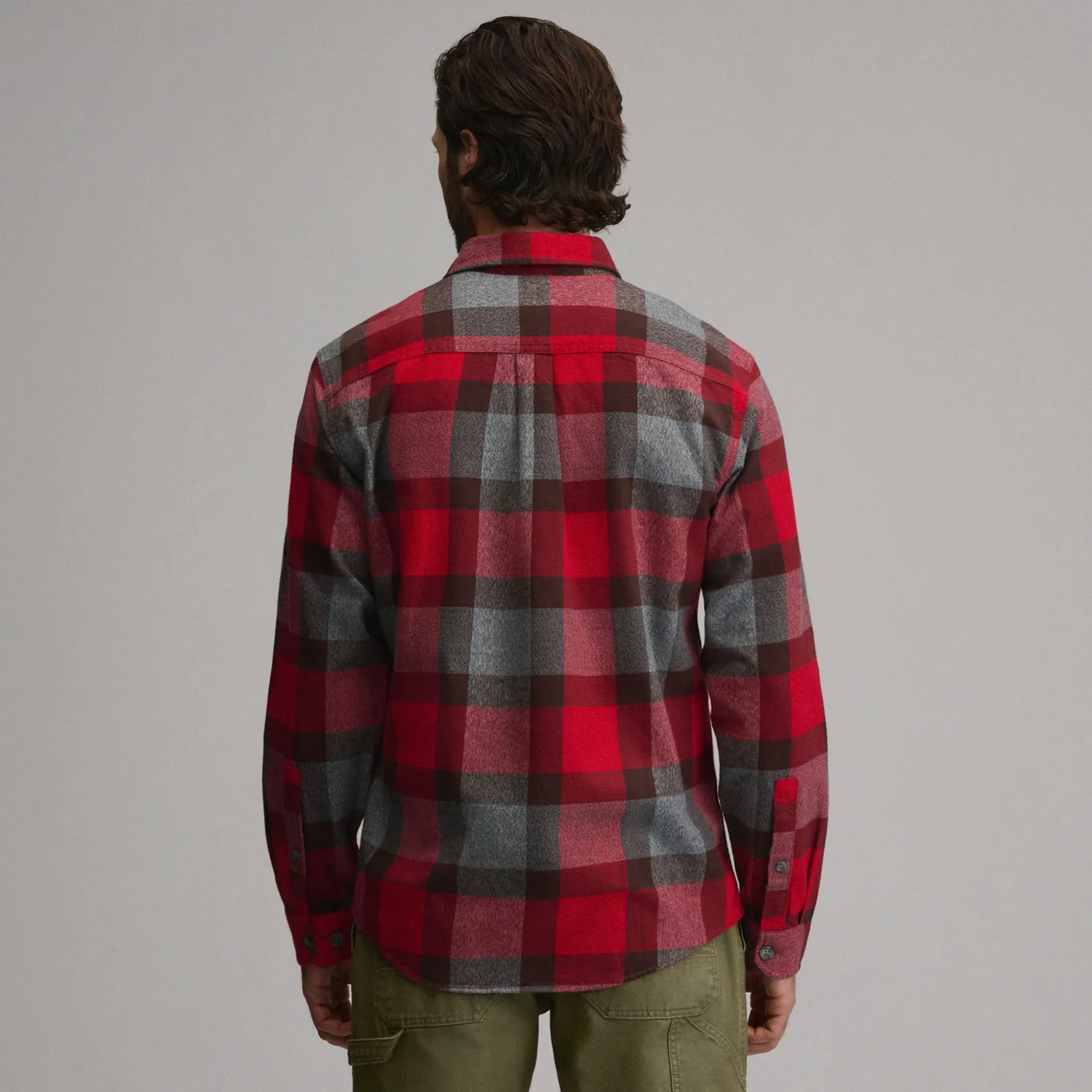 Eddie Bauer Eddie's Cabin cămașă flanel roșu