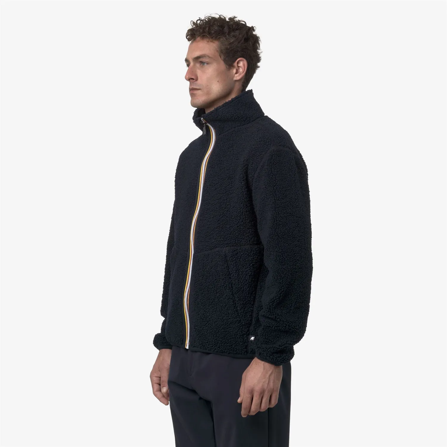 K-Way Pascal geaca fleece barbati albastru reversibila