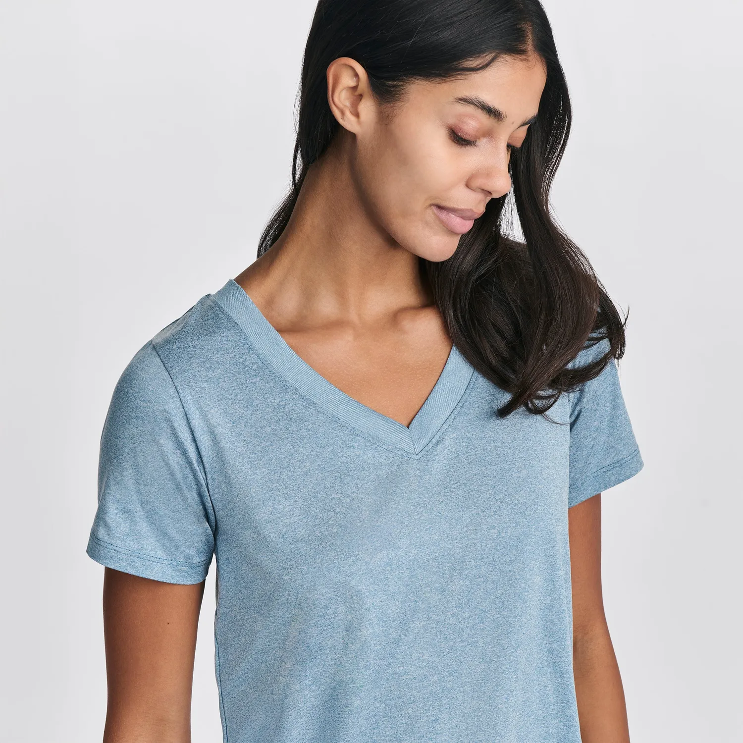 Eddie Bauer Surreal Travel V-Neck tricou Palm UPF 30
