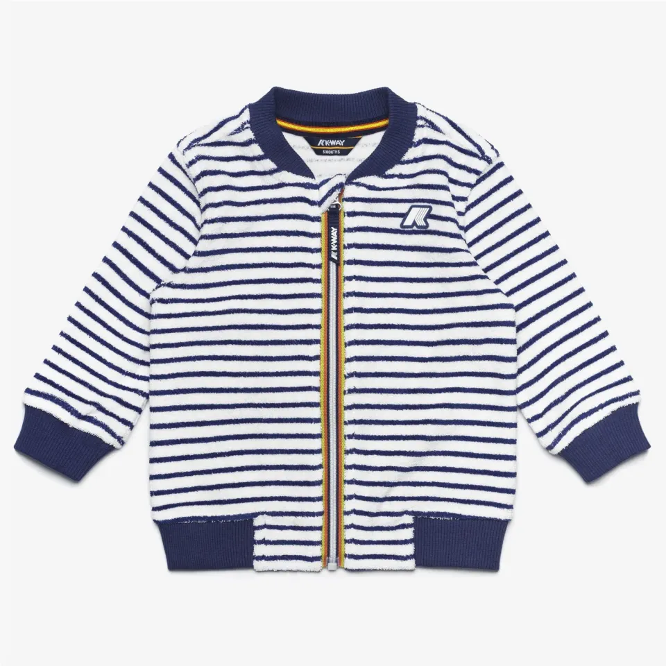 K-Way Set Sponge trening copii White-Blue Deep Cobalt bumbac