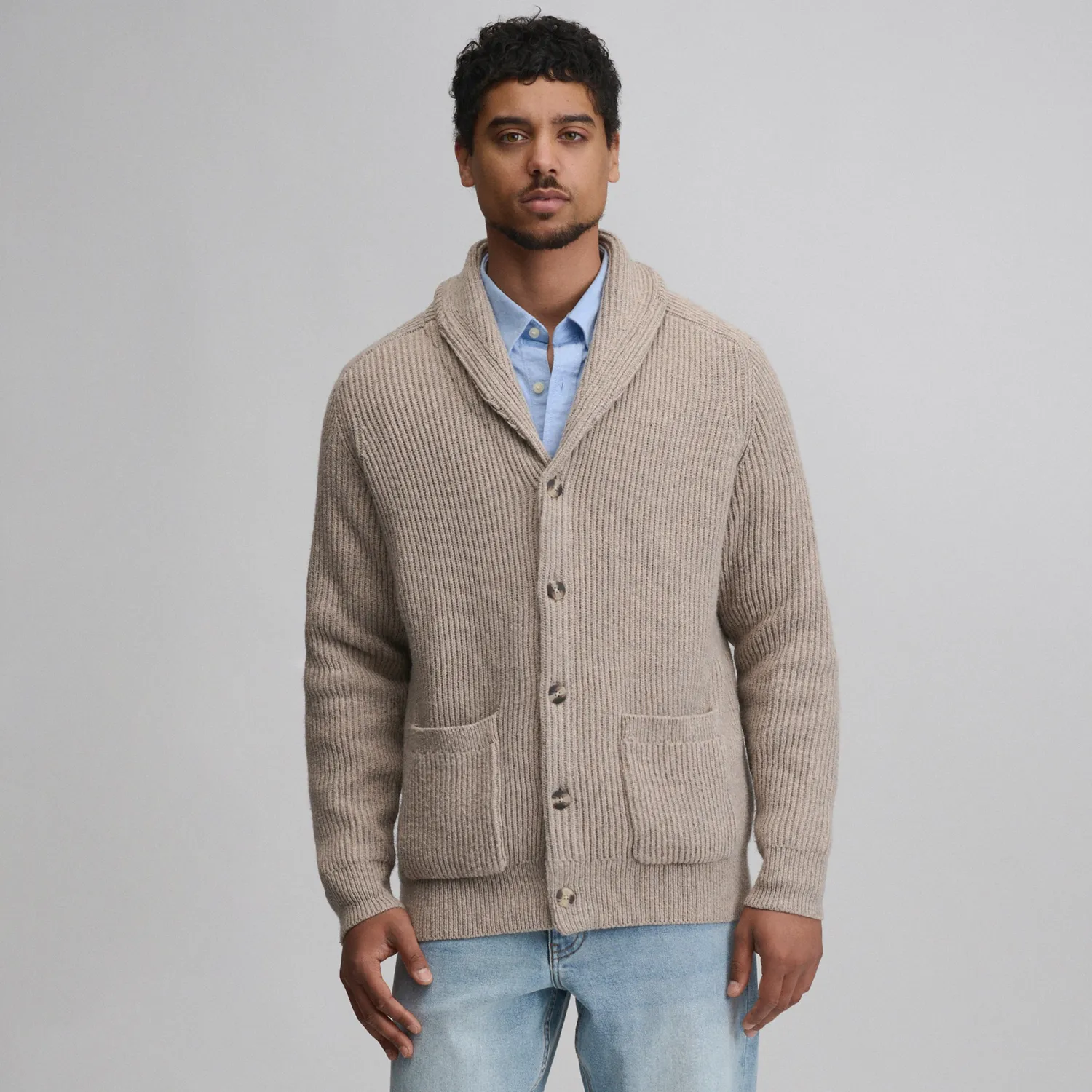 Eddie Bauer Fletcher Bay cardigan bărbați Deep Olive gros