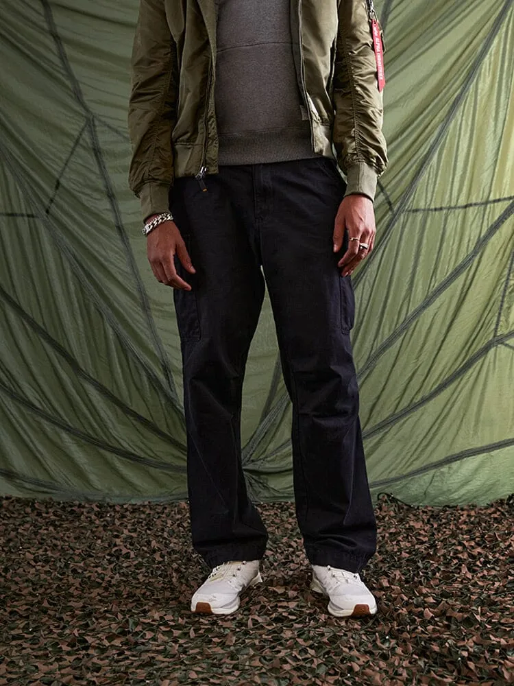 Alpha Industries M-65 pantaloni cargo negri bumbac