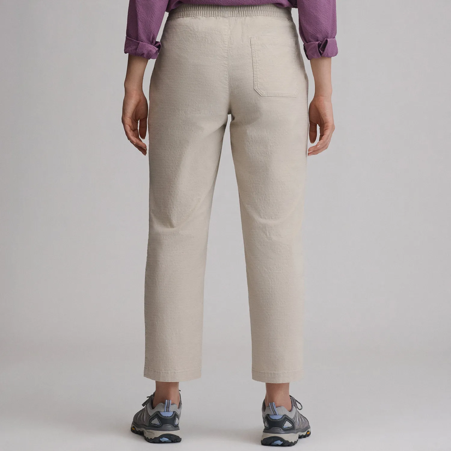 Eddie Bauer Ripstop pantaloni Wine elastici