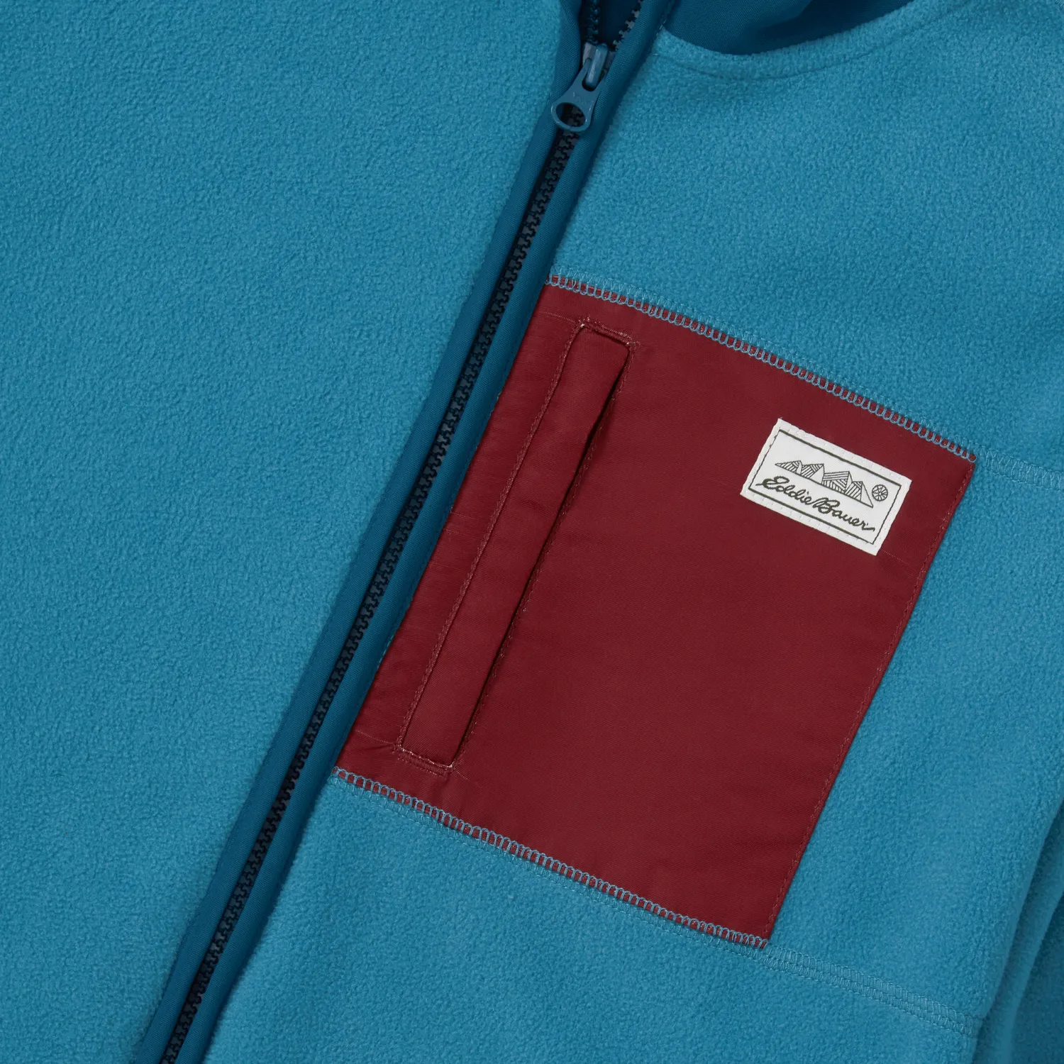 Eddie Bauer Quest Fleece Hanorac Baieti Verde Inchis