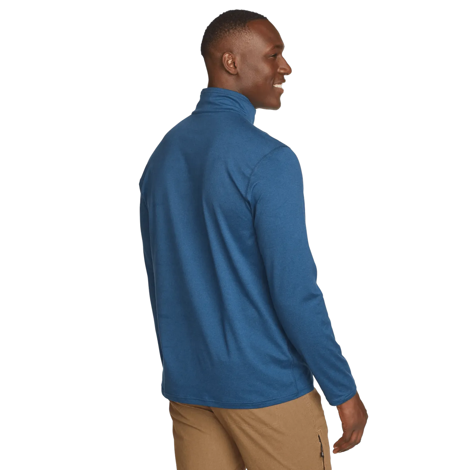 Eddie Bauer Mountain Trek 1/2-Zip bluză gri stretch