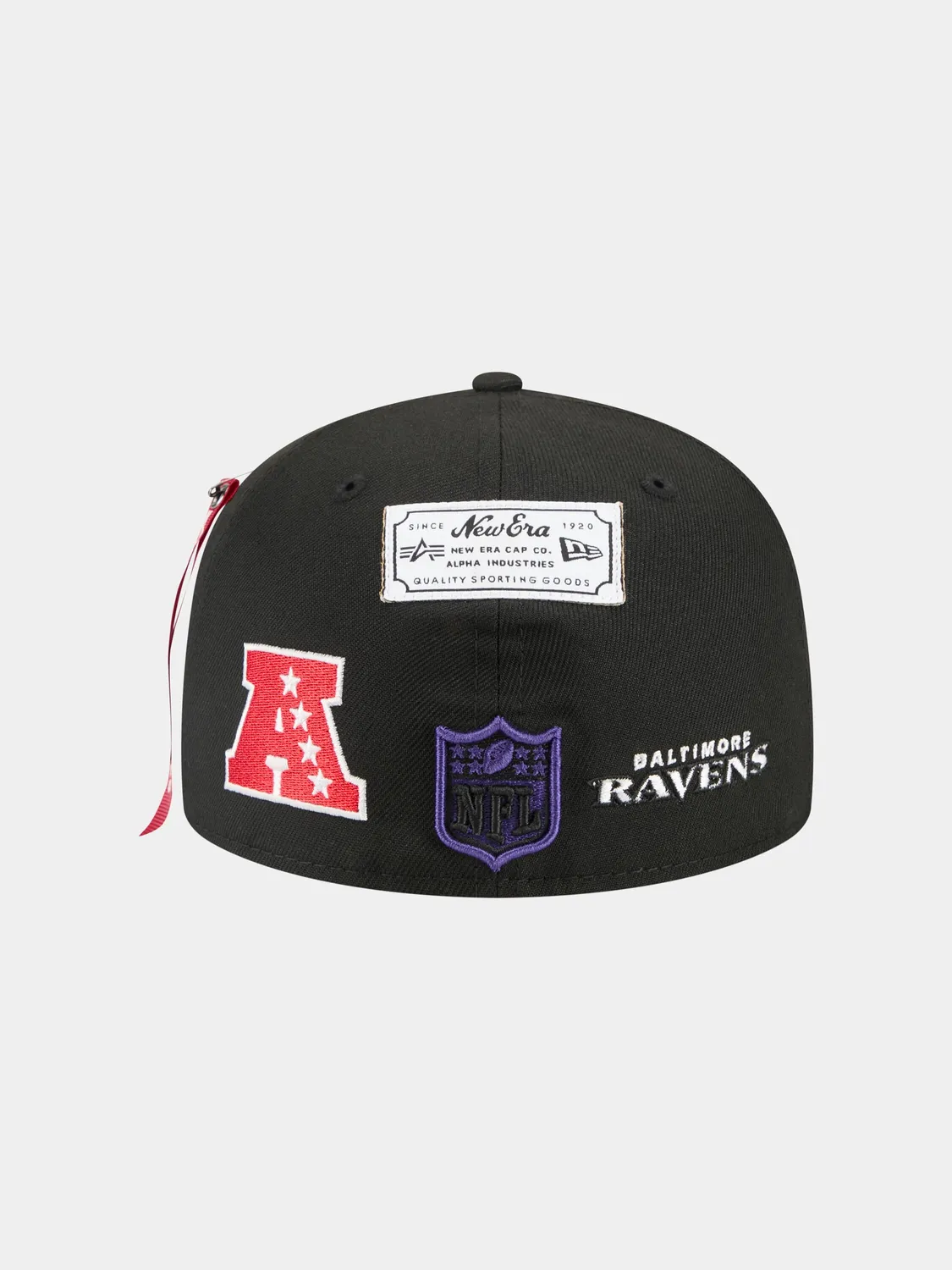 Alpha Industries Baltimore Ravens 59Fifty sapca neagra fitted