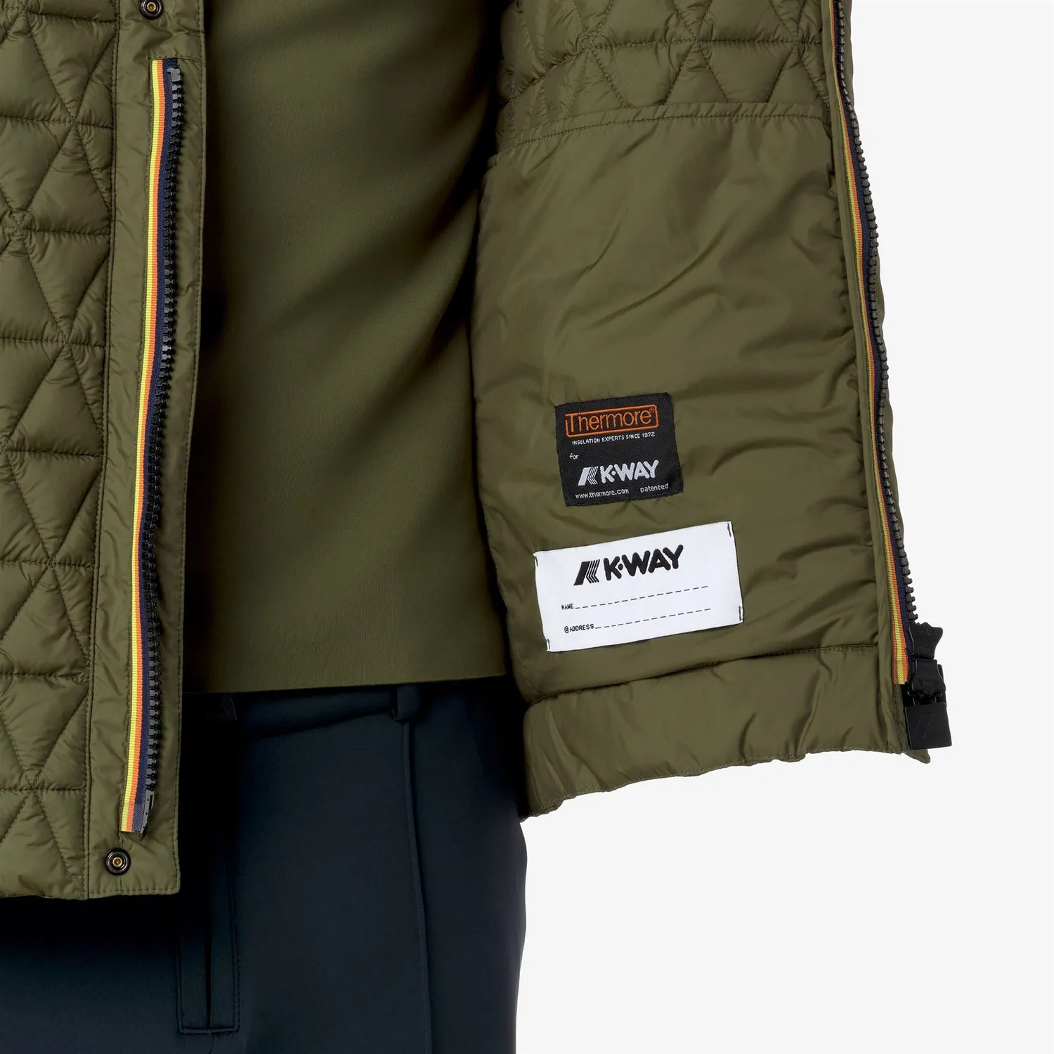K-Way Cardy K11616W geaca unisex verde matlasata