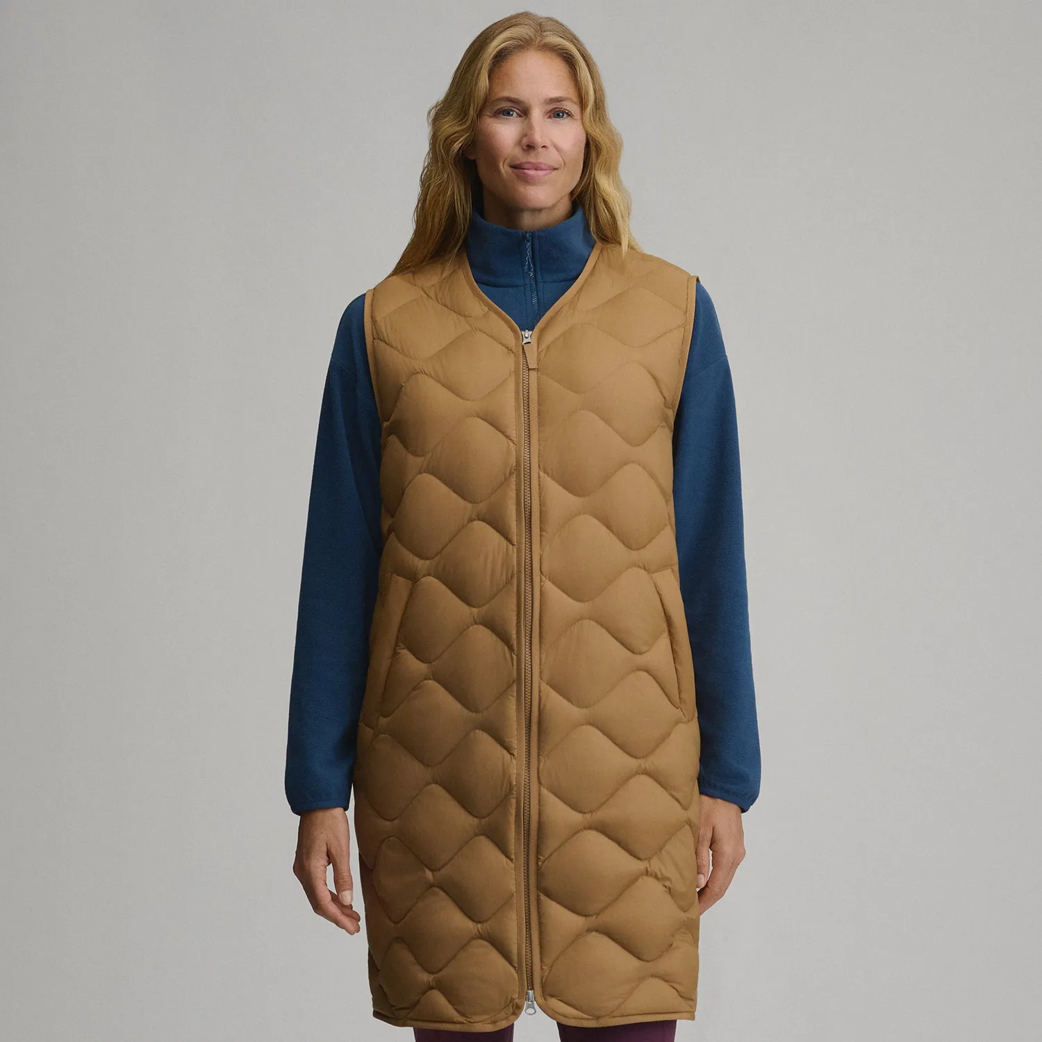 Eddie Bauer Shaw vesta dama neagra puf lung