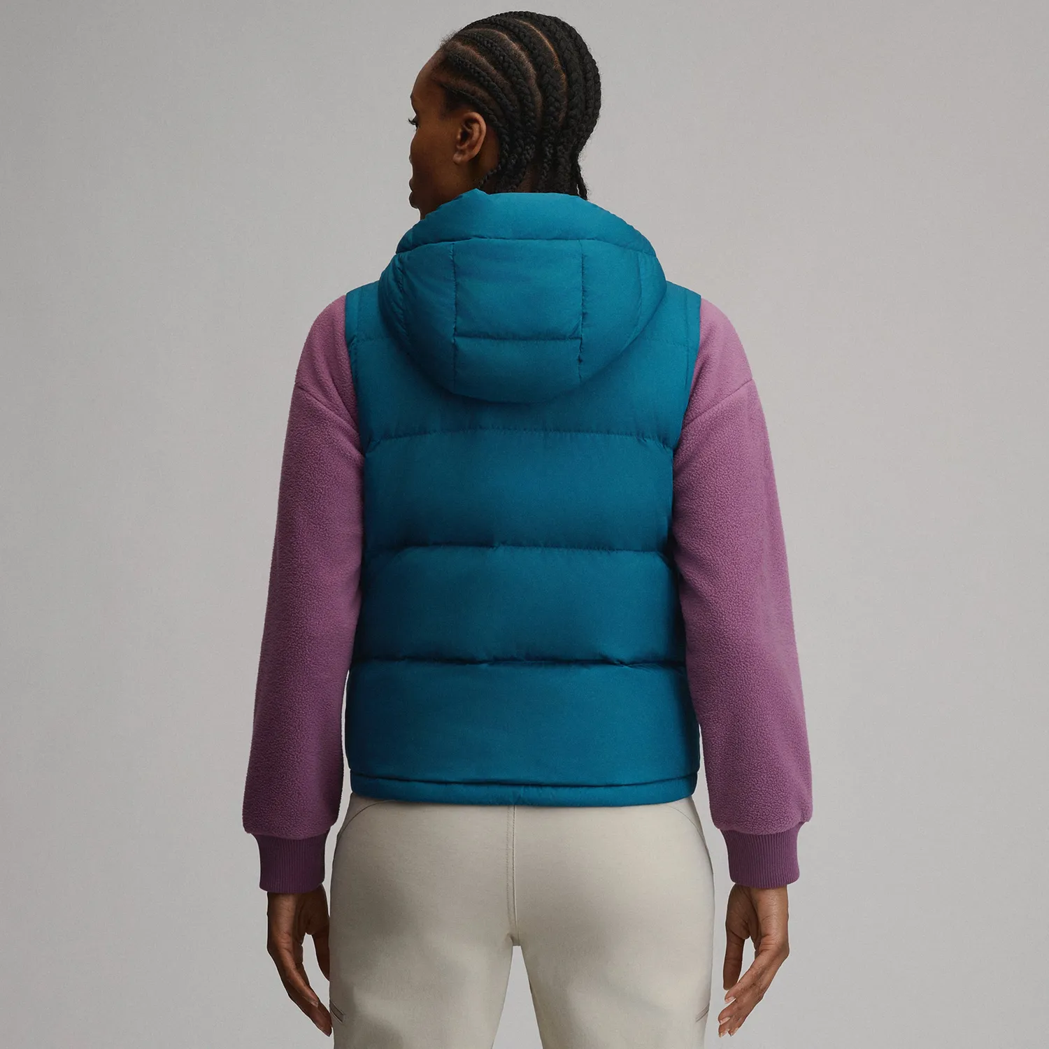 Eddie Bauer Ketchum Short Down vestă puf neagră călduroasă