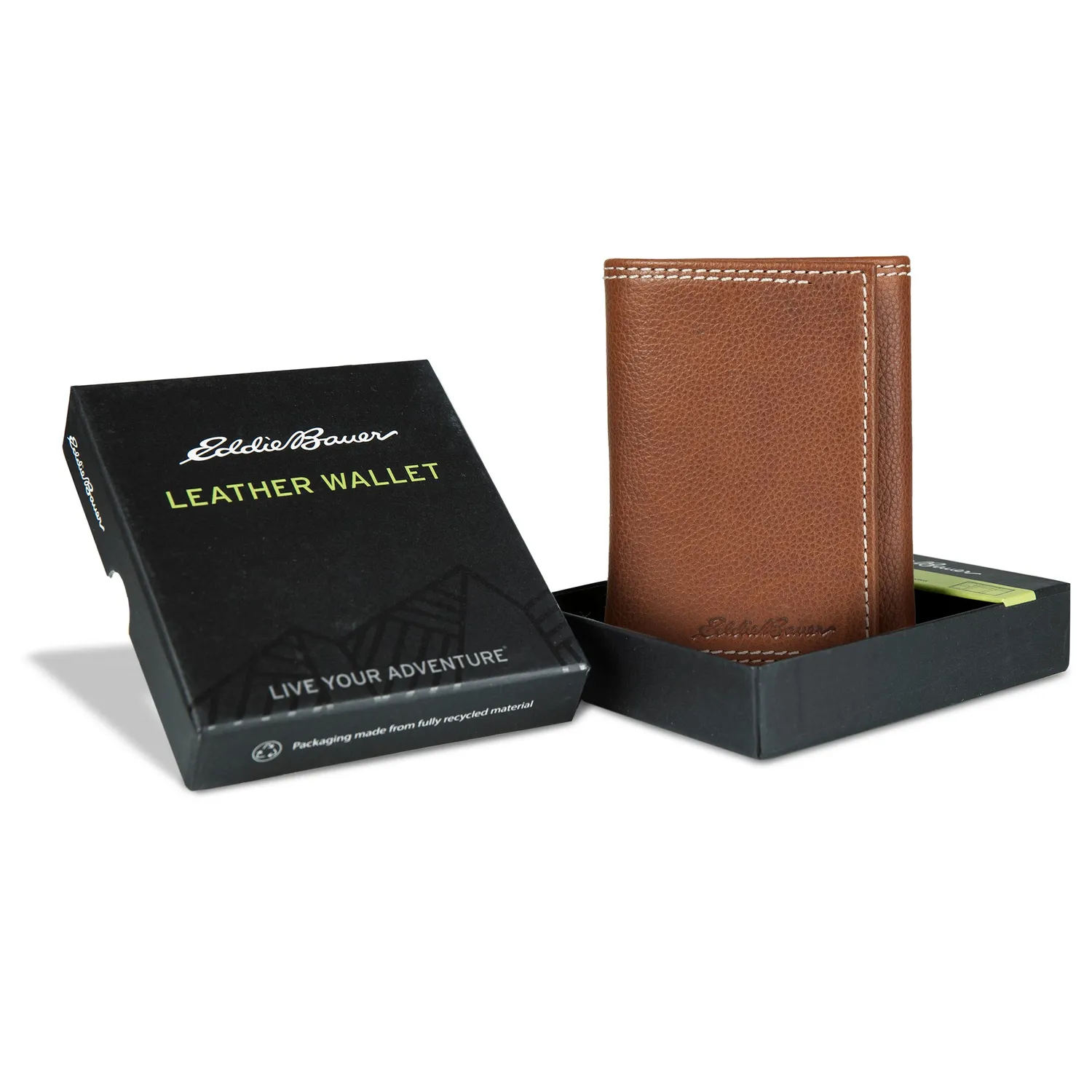Eddie Bauer Signature portofel piele maro RFID