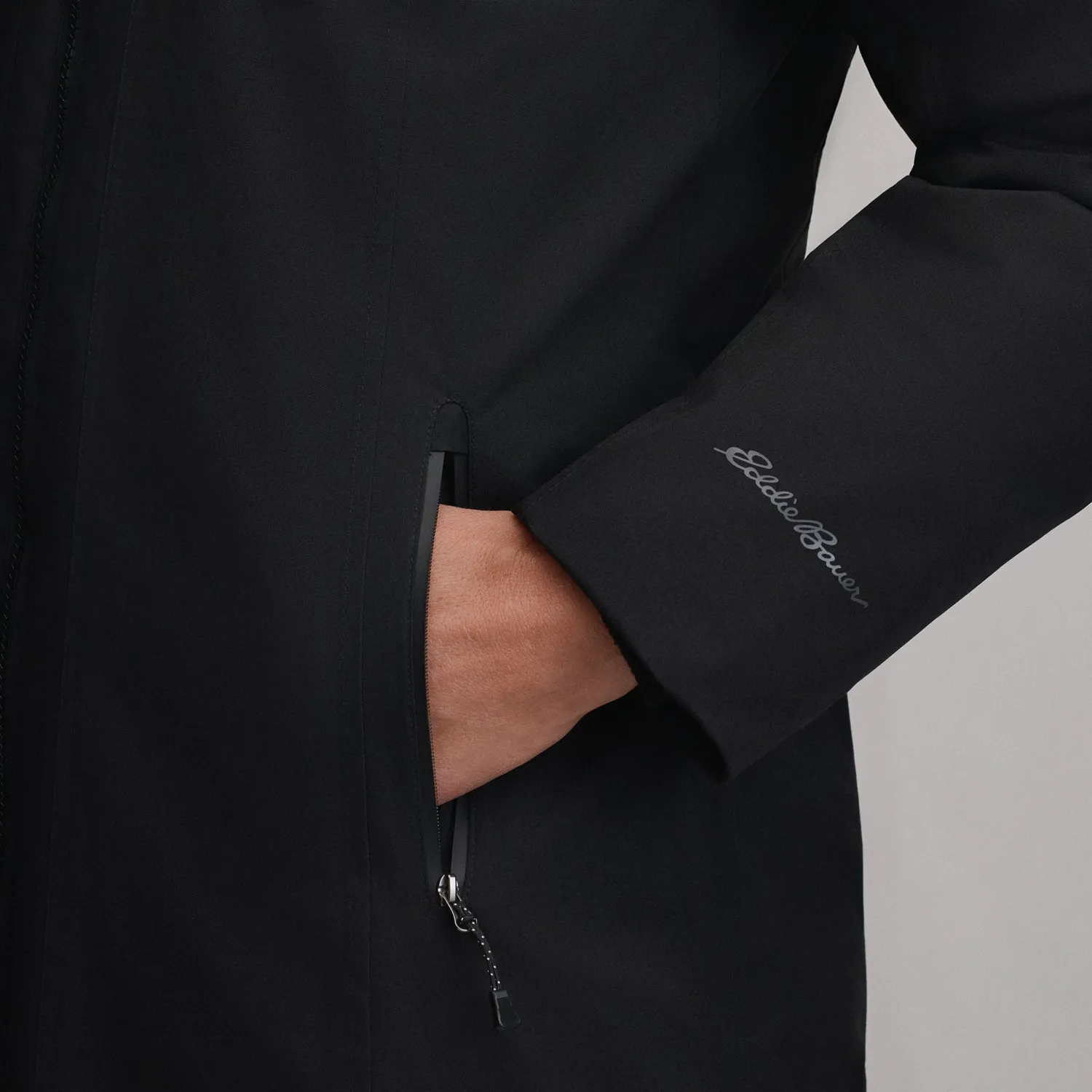 Eddie Bauer Olympia palton puf dama Storm impermeabil lung