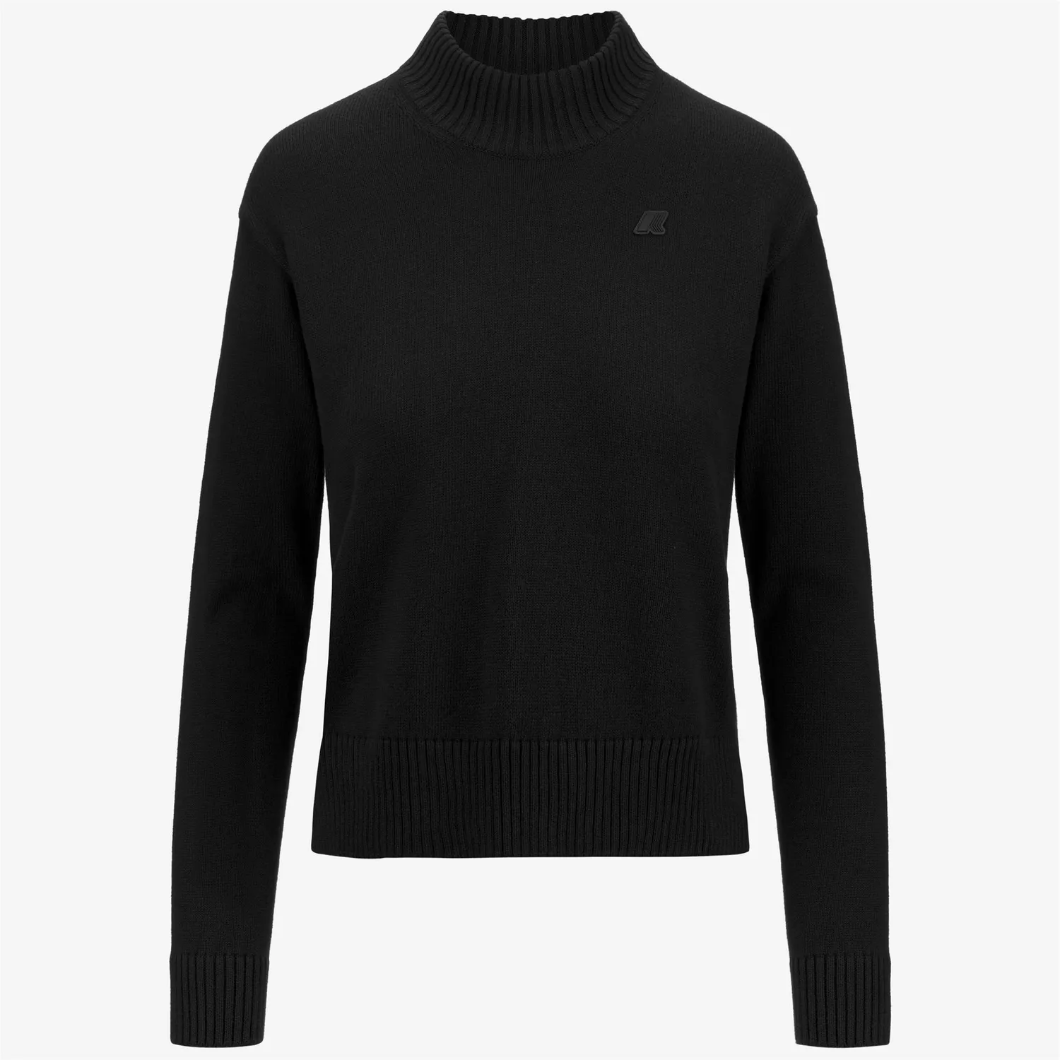 K-Way Agata Cotton Cashmere pulover dama Black Pure bumbac