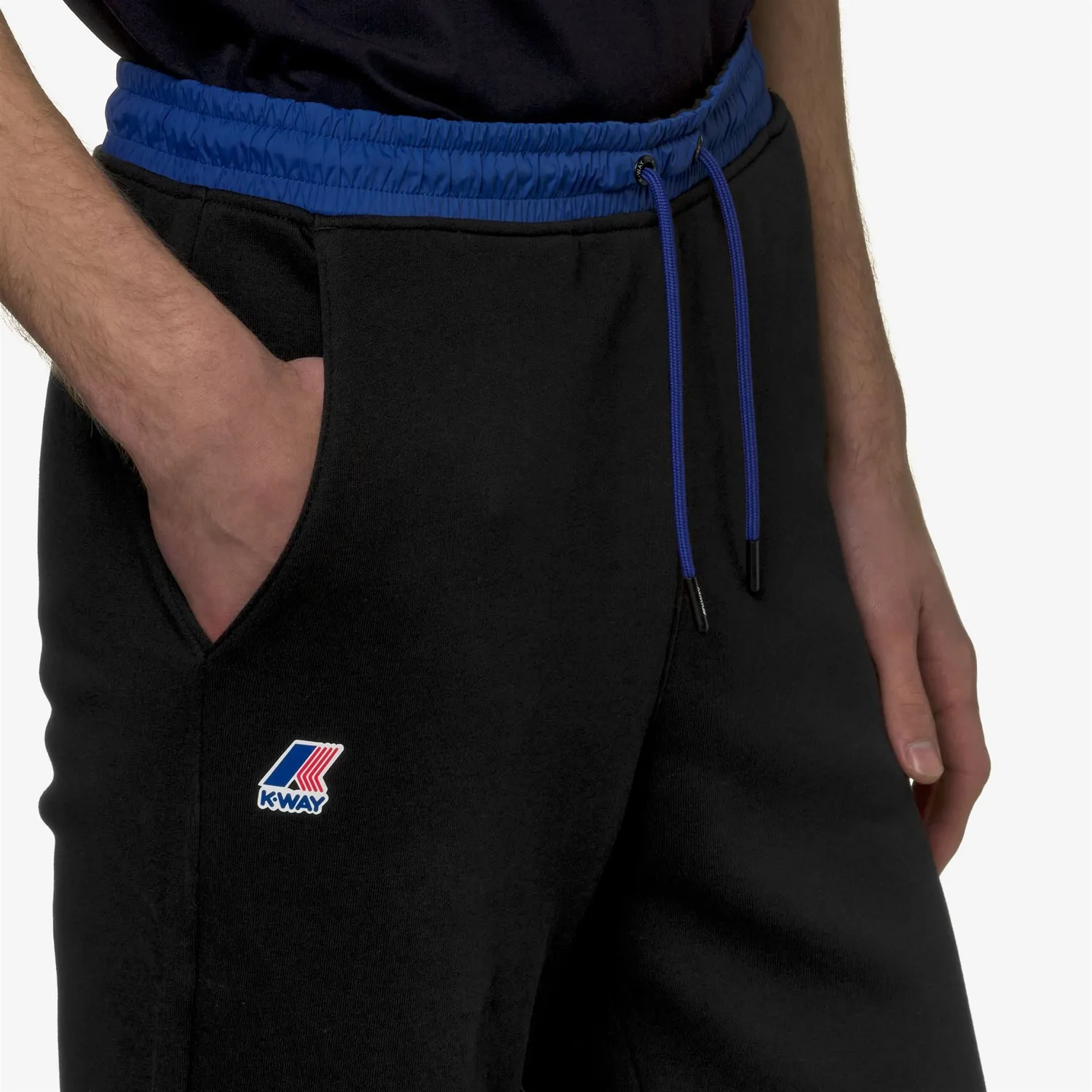 K-Way Le Vrai Medard pantaloni sport negru confortabili