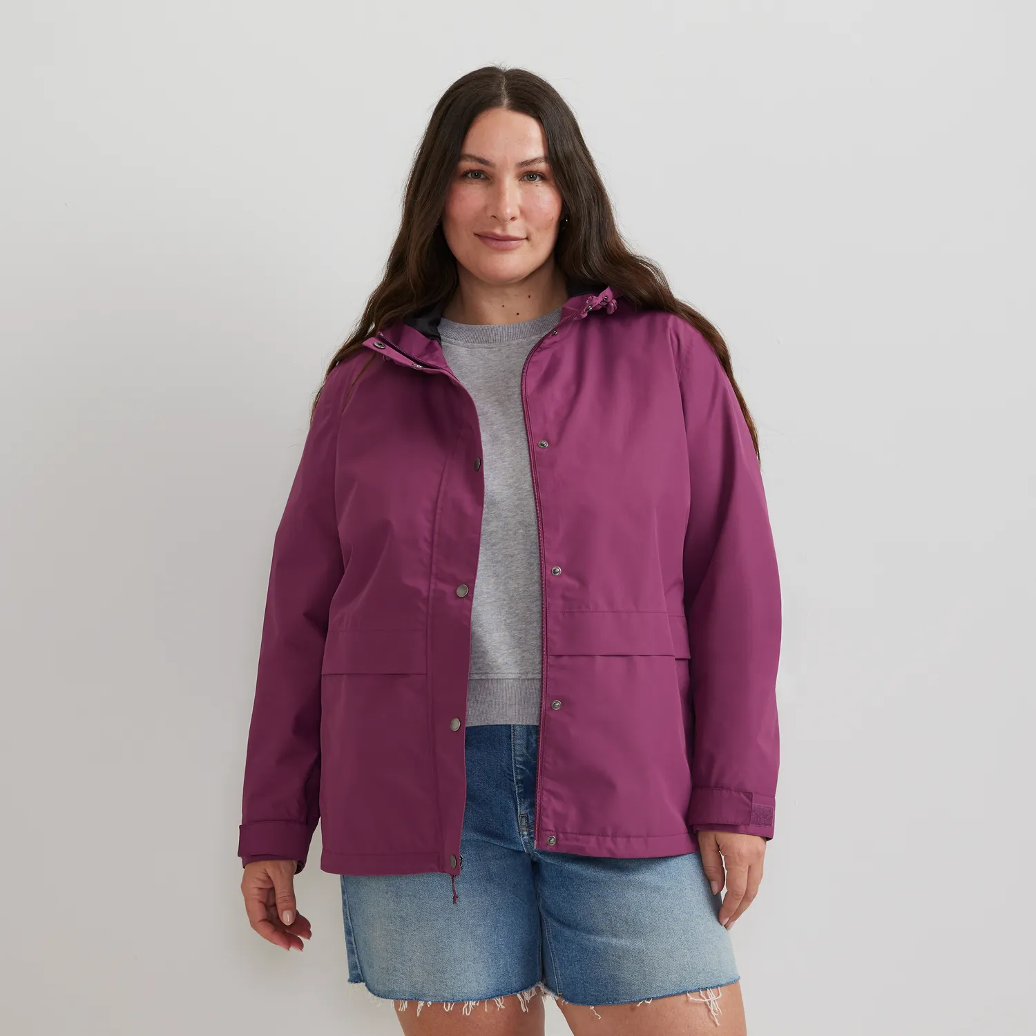 Eddie Bauer Rainfoil Storm geaca impermeabila dama cu gluga