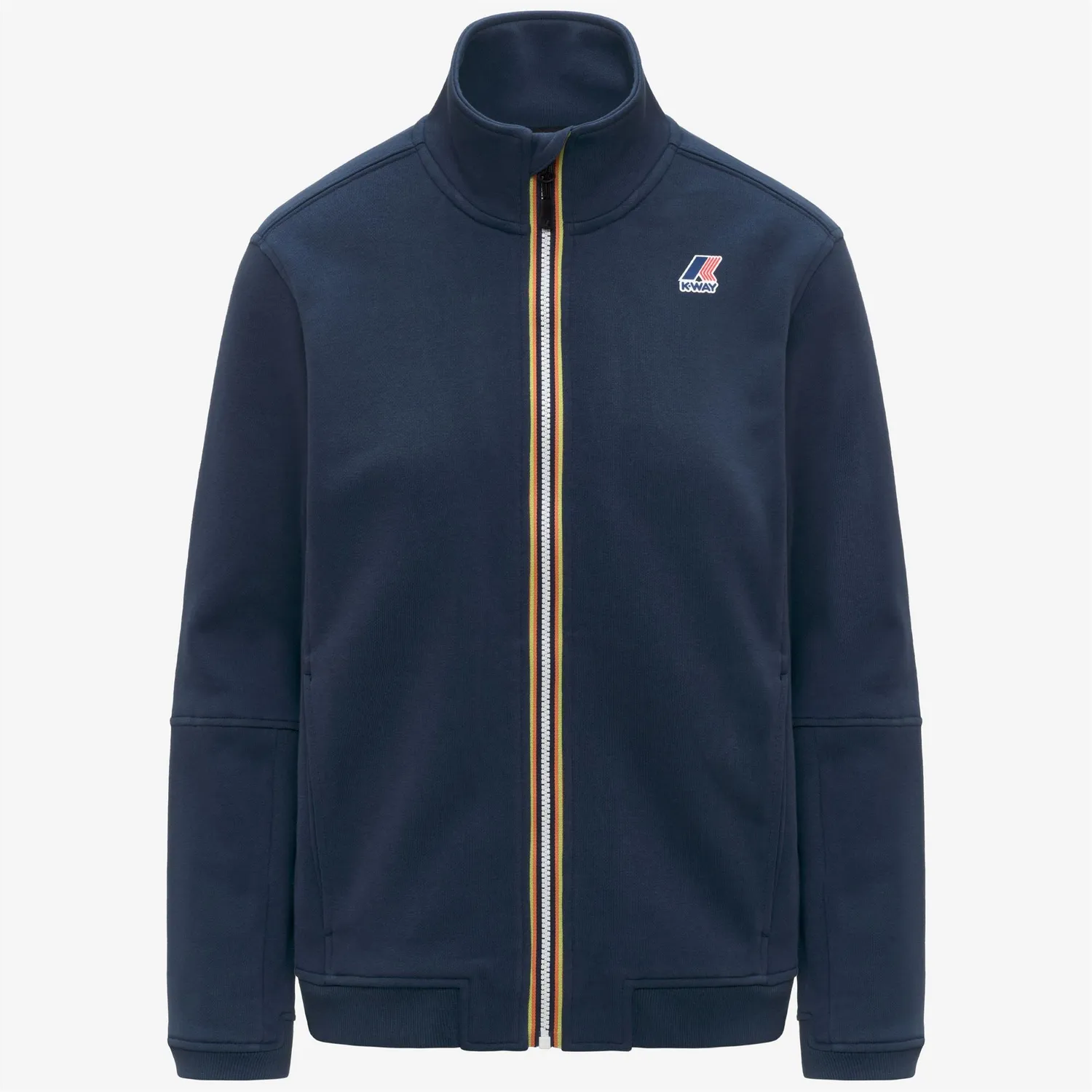 K-Way Pepin Poly Cotton Hanorac Albastru cu Fermoar