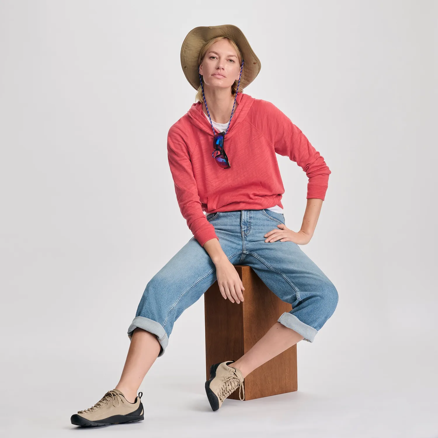 Eddie Bauer Waverly hanorac damă Azure bumbac