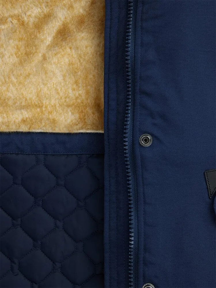 Alpha Industries Elyse Gen II parcă damă albastră groasă