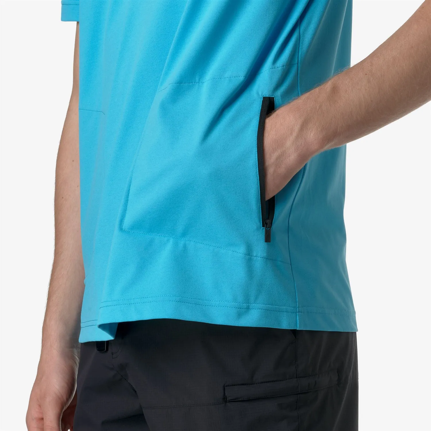K-Way Seril Coral Gardeners tricou Blue Lagoon poliester reciclat