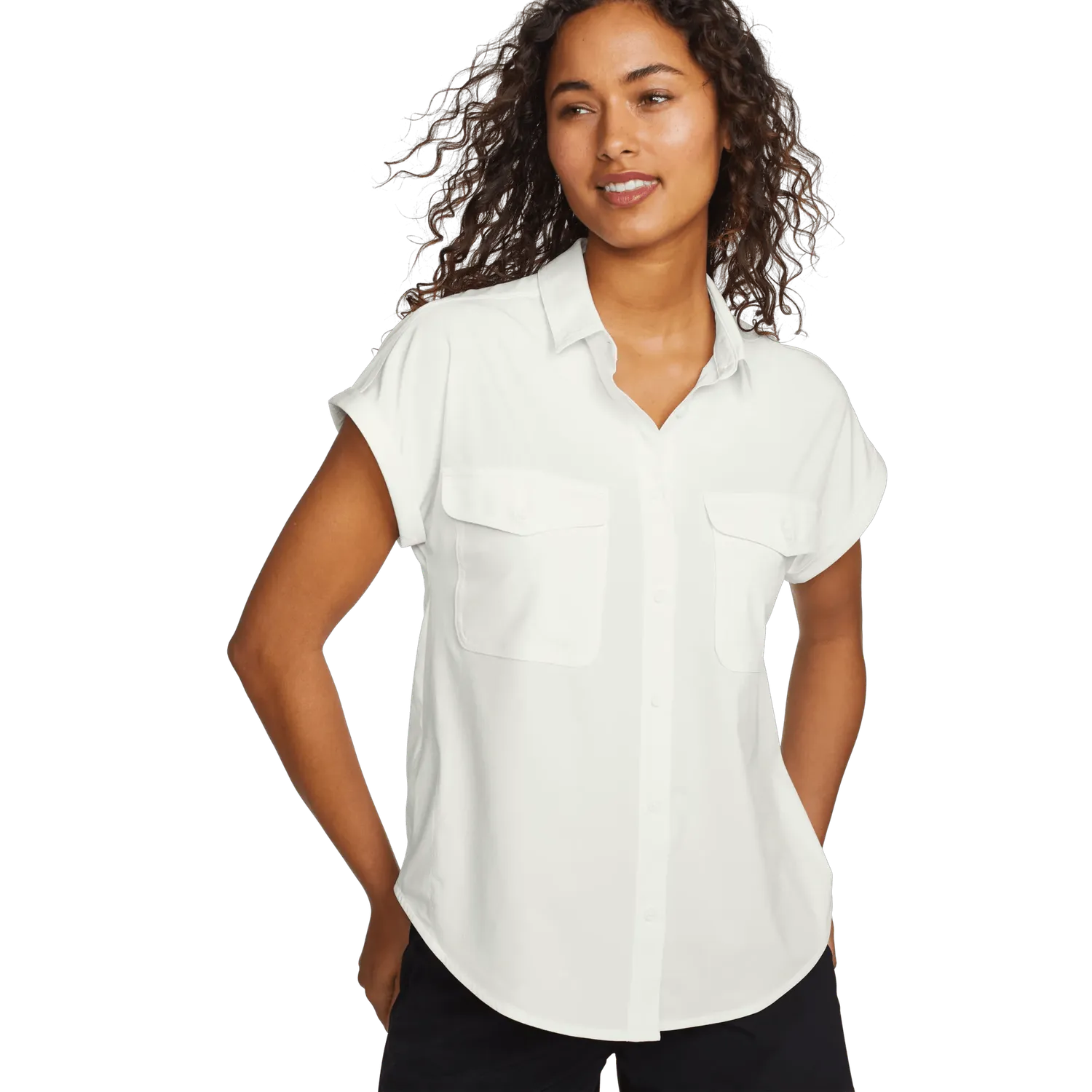 Eddie Bauer Departure camasa dama neagra UPF50