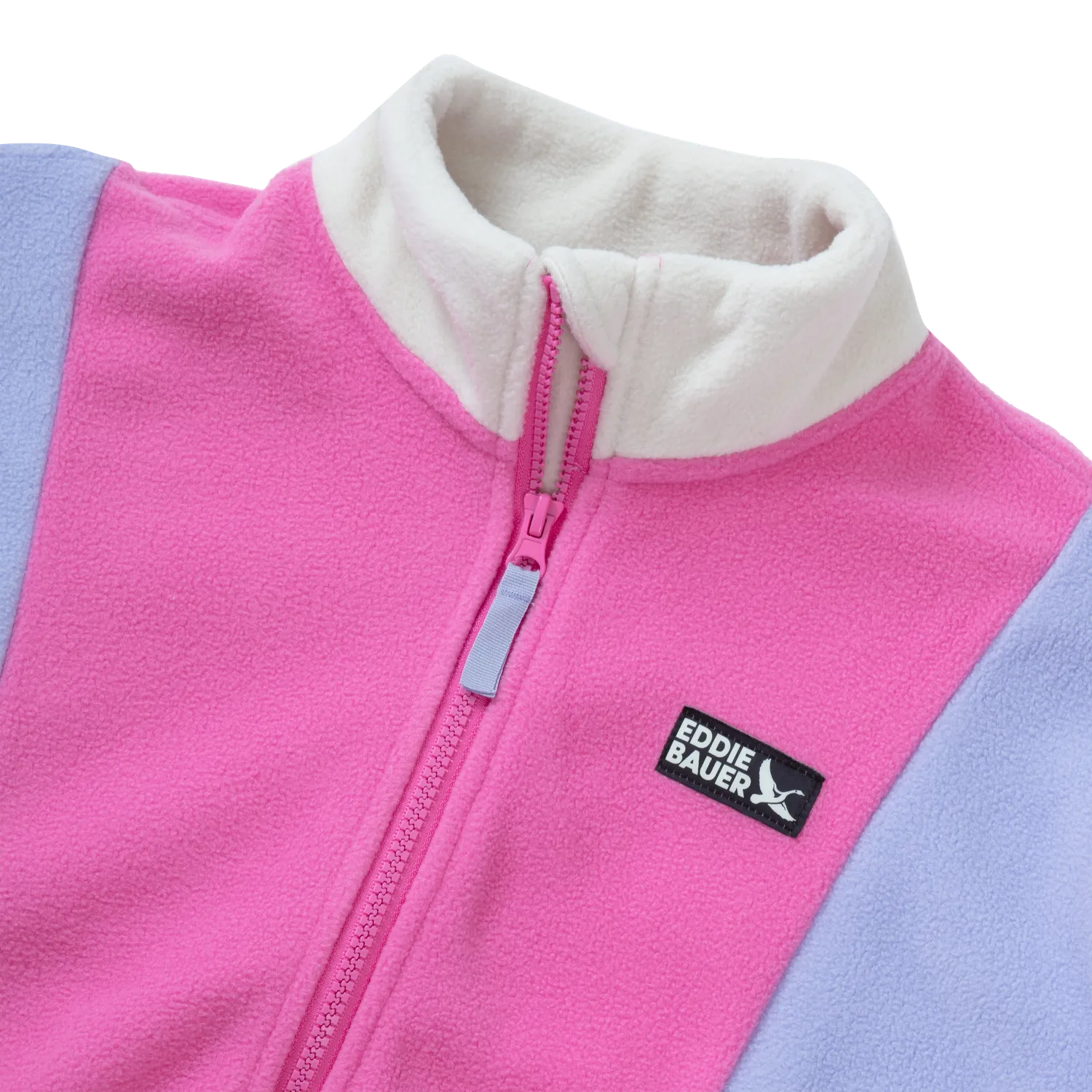 Eddie Bauer Quest Fleece geacă fete roz cu fermoar