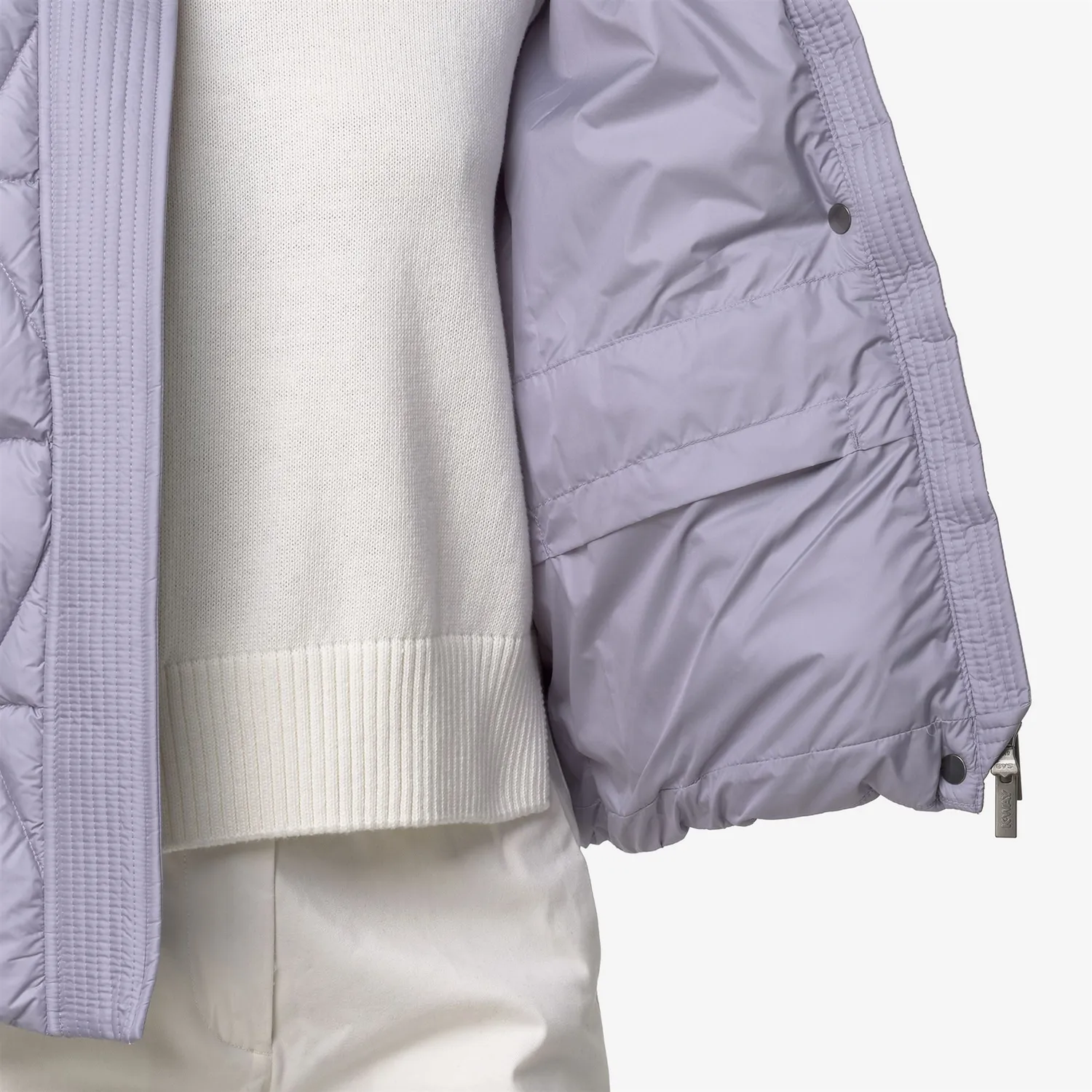 K-Way Lethille Thermo geaca puf dama violet calduroasa