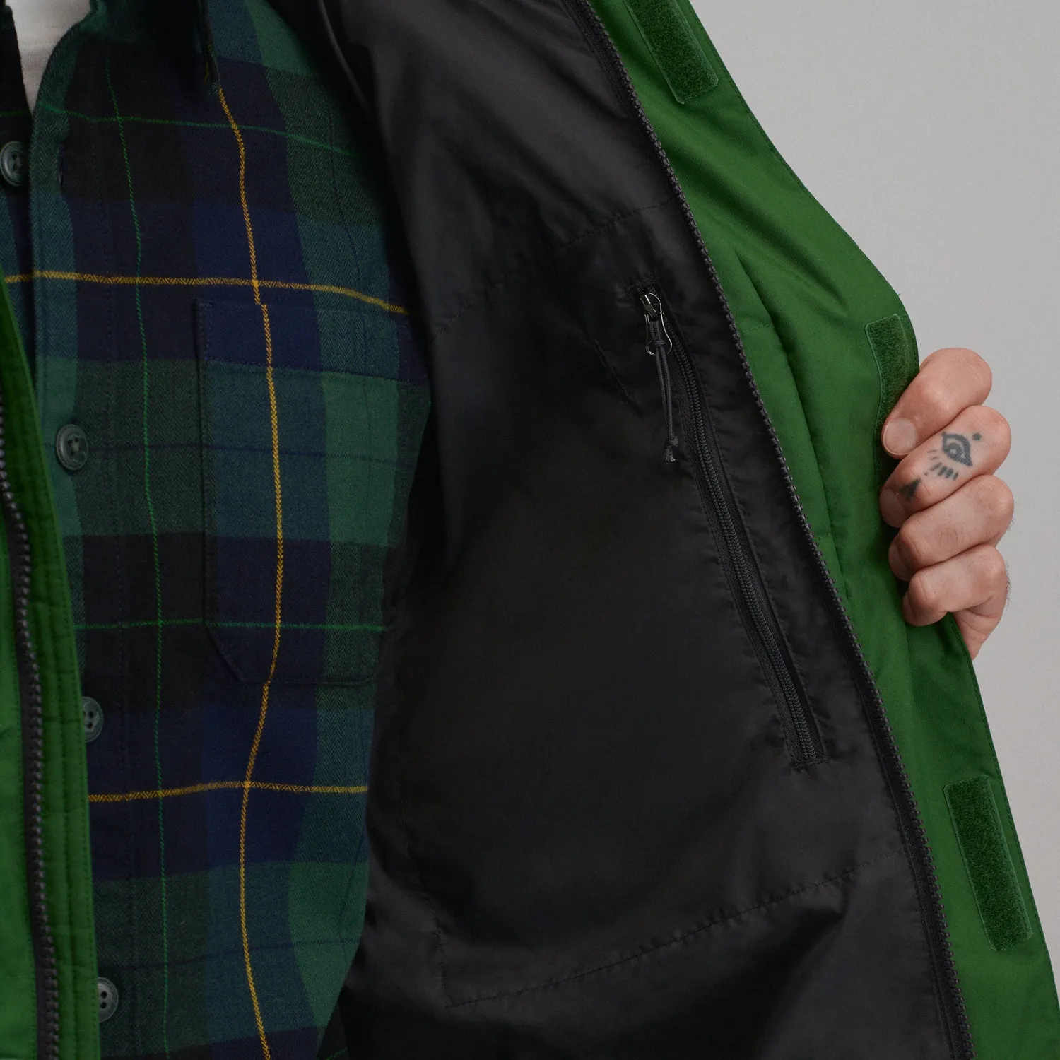 Eddie Bauer Boundary Pass Down Parka palton barbati negru puf