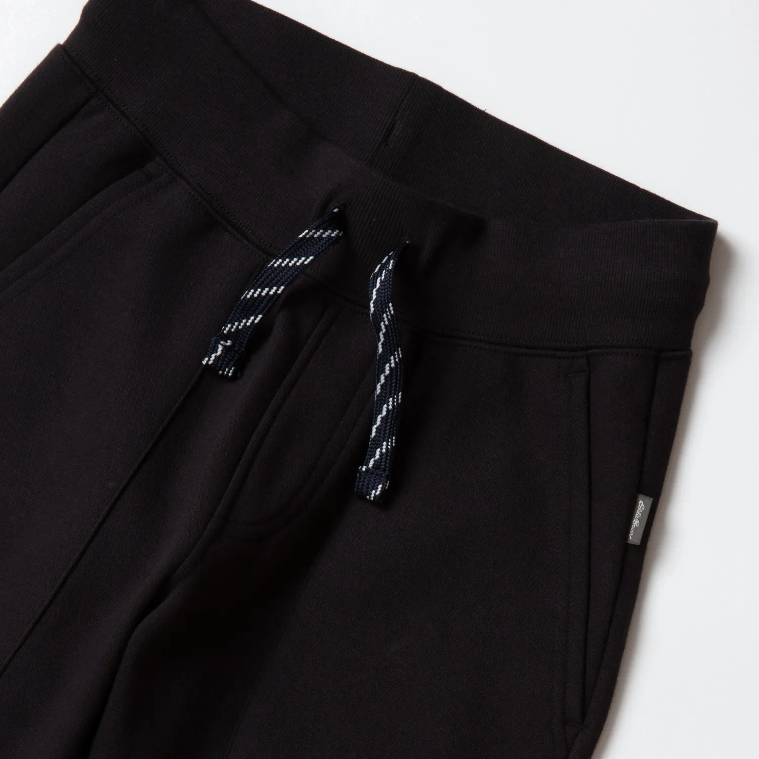 Eddie Bauer Camp Fleece pantaloni jogger baieti BLACK bumbac
