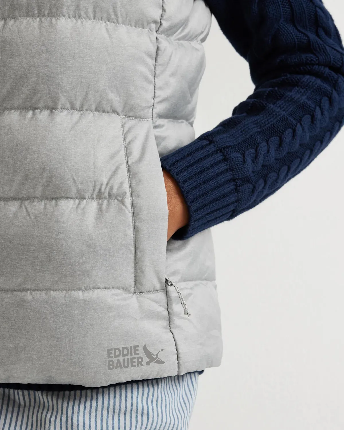 Eddie Bauer CirrusLite Down vesta dama Gri