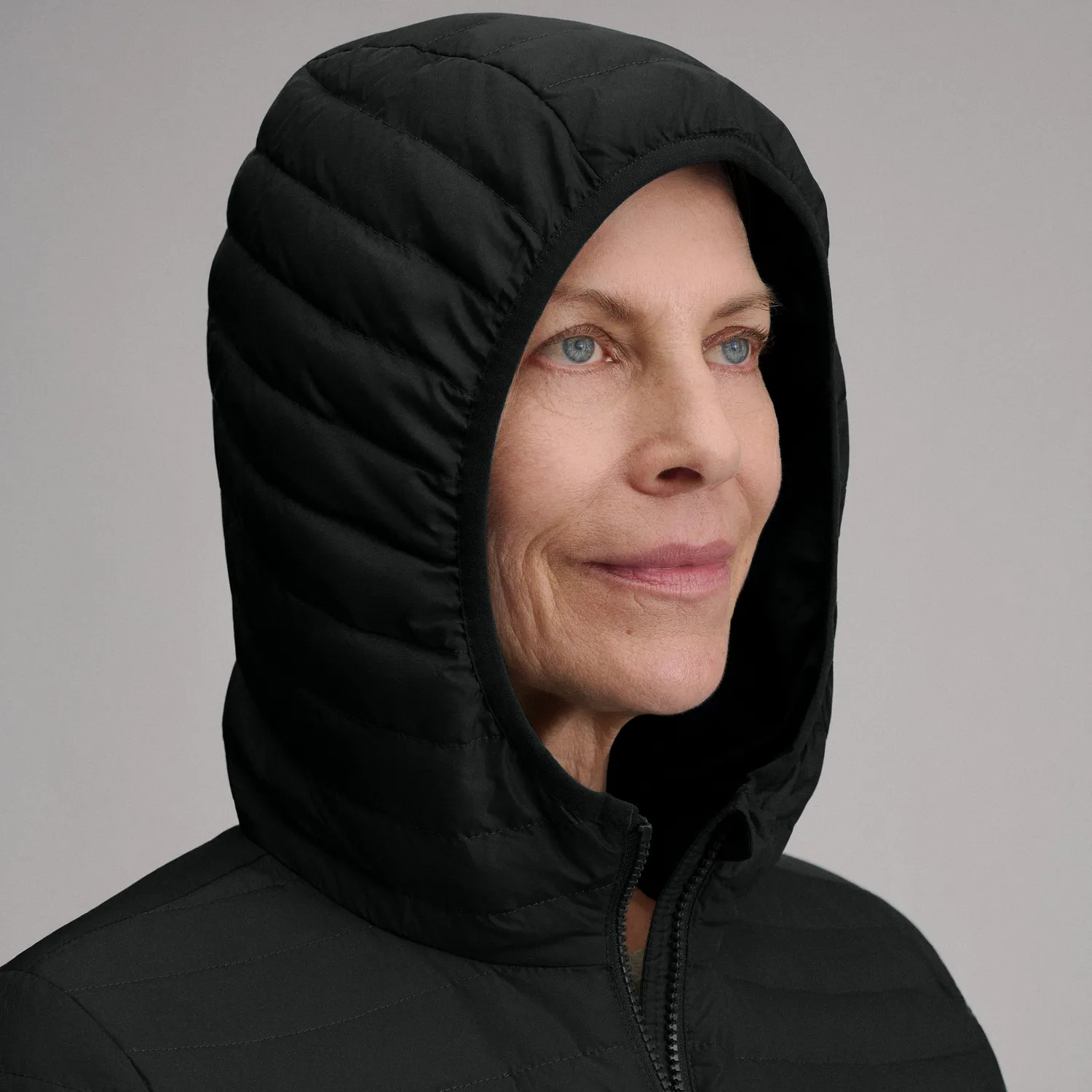 Eddie Bauer Microlight Parka dama albastru puf 650