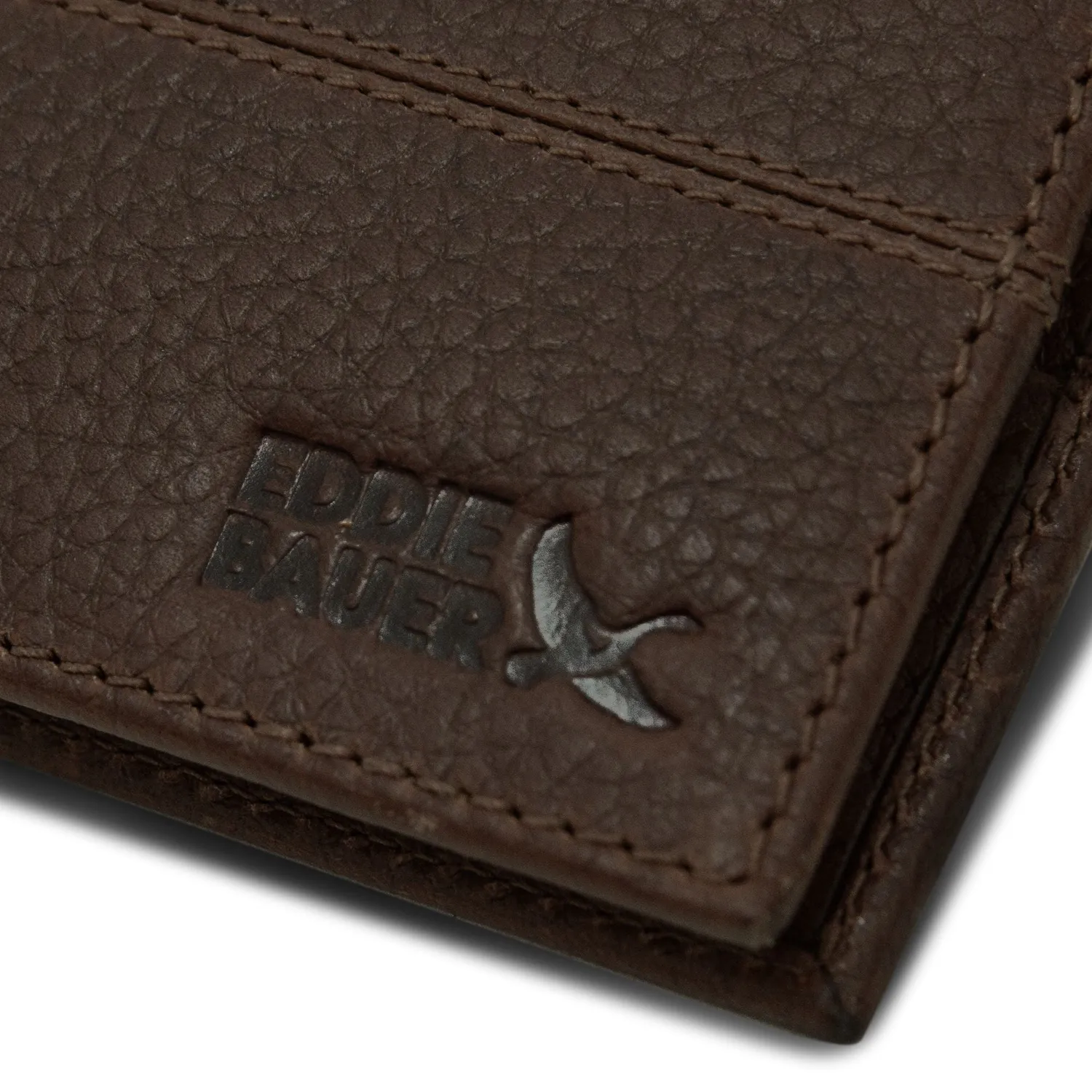 Eddie Bauer Extra Capacity Rugged portofel piele negru RFID