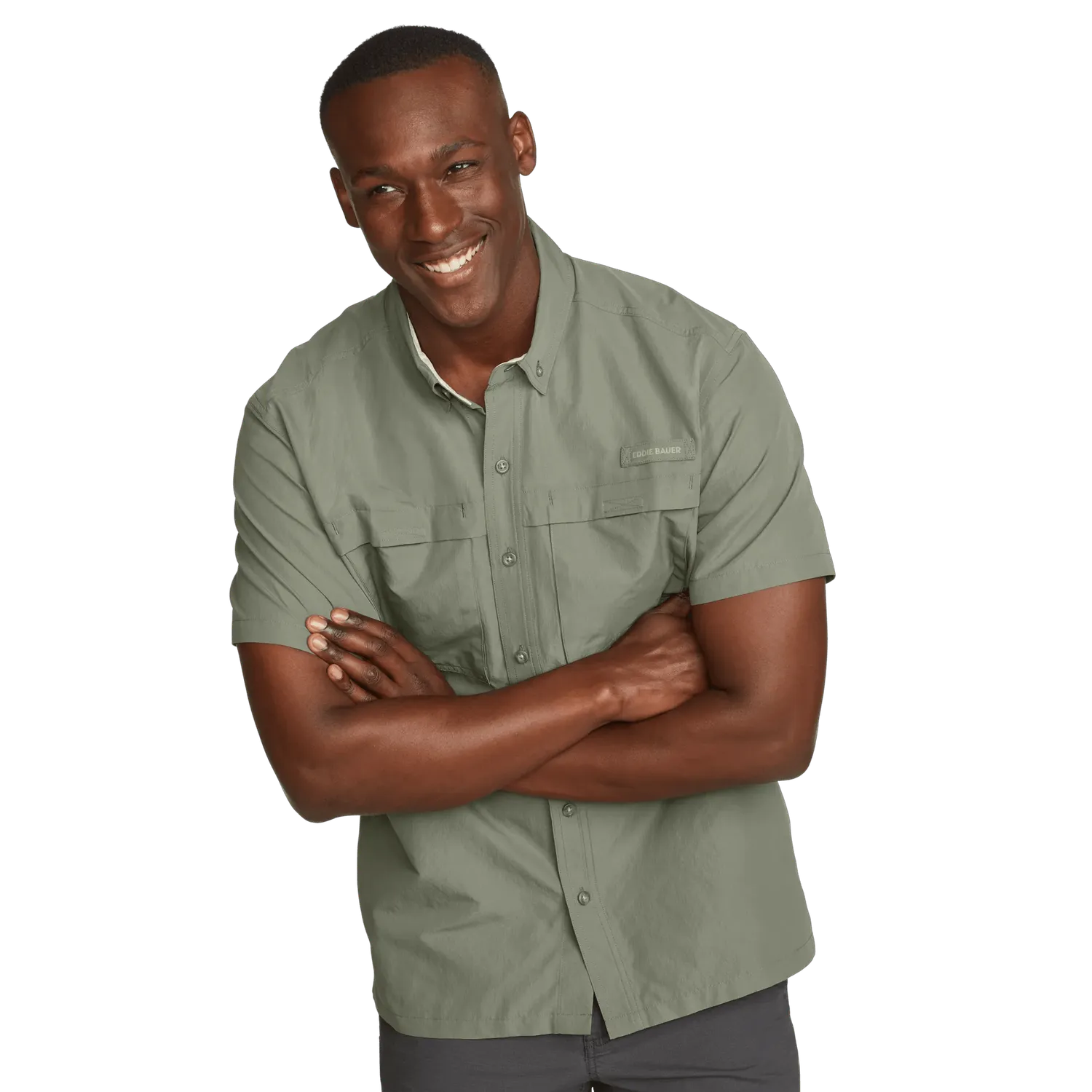 Eddie Bauer Rainier camasa barbati maneca scurta ripstop