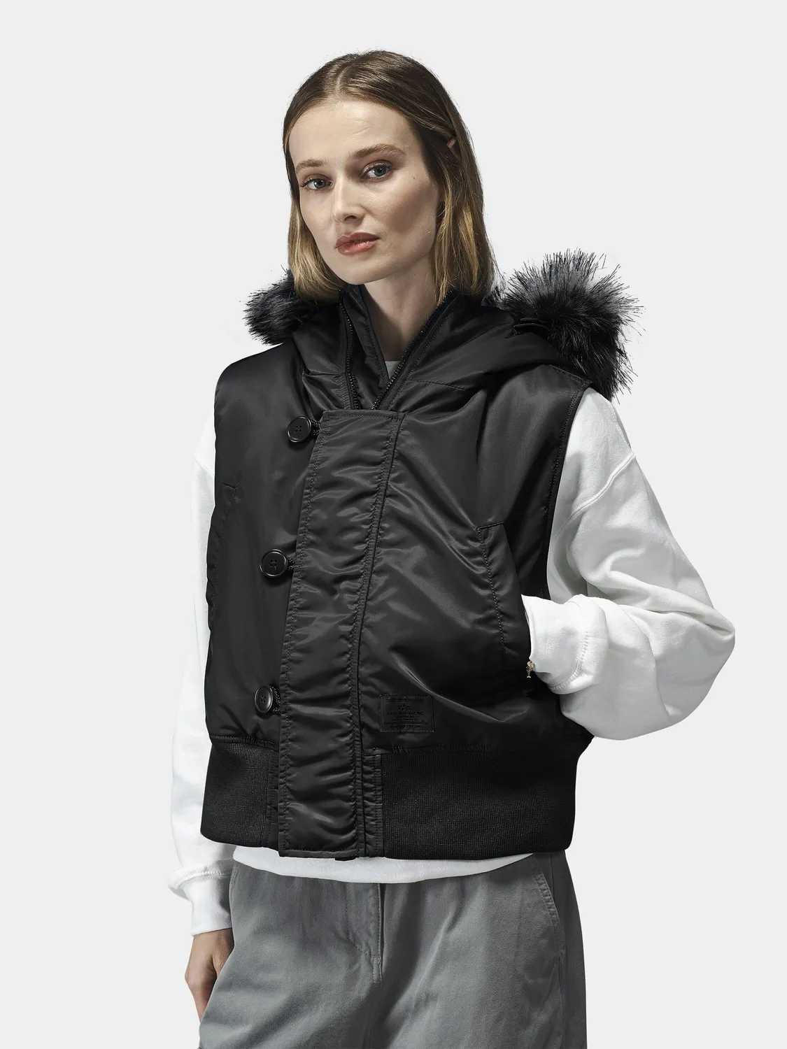 Alpha Industries N-2B vesta dama negru XS-XL rezistenta apa