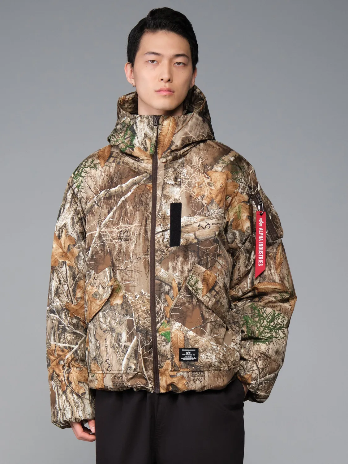 Alpha Industries Lee puffer parka realtree camo calduroasa