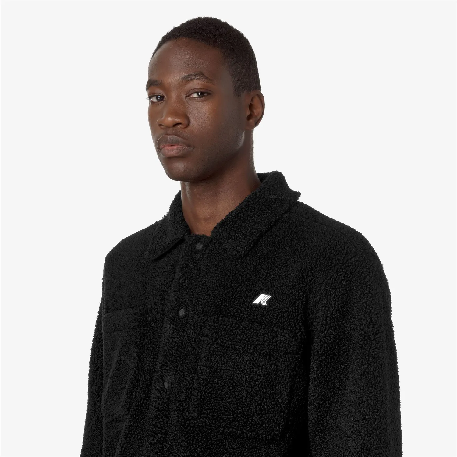 K-Way Cameron Sherpa Polar jacheta fleece negru calduroasa