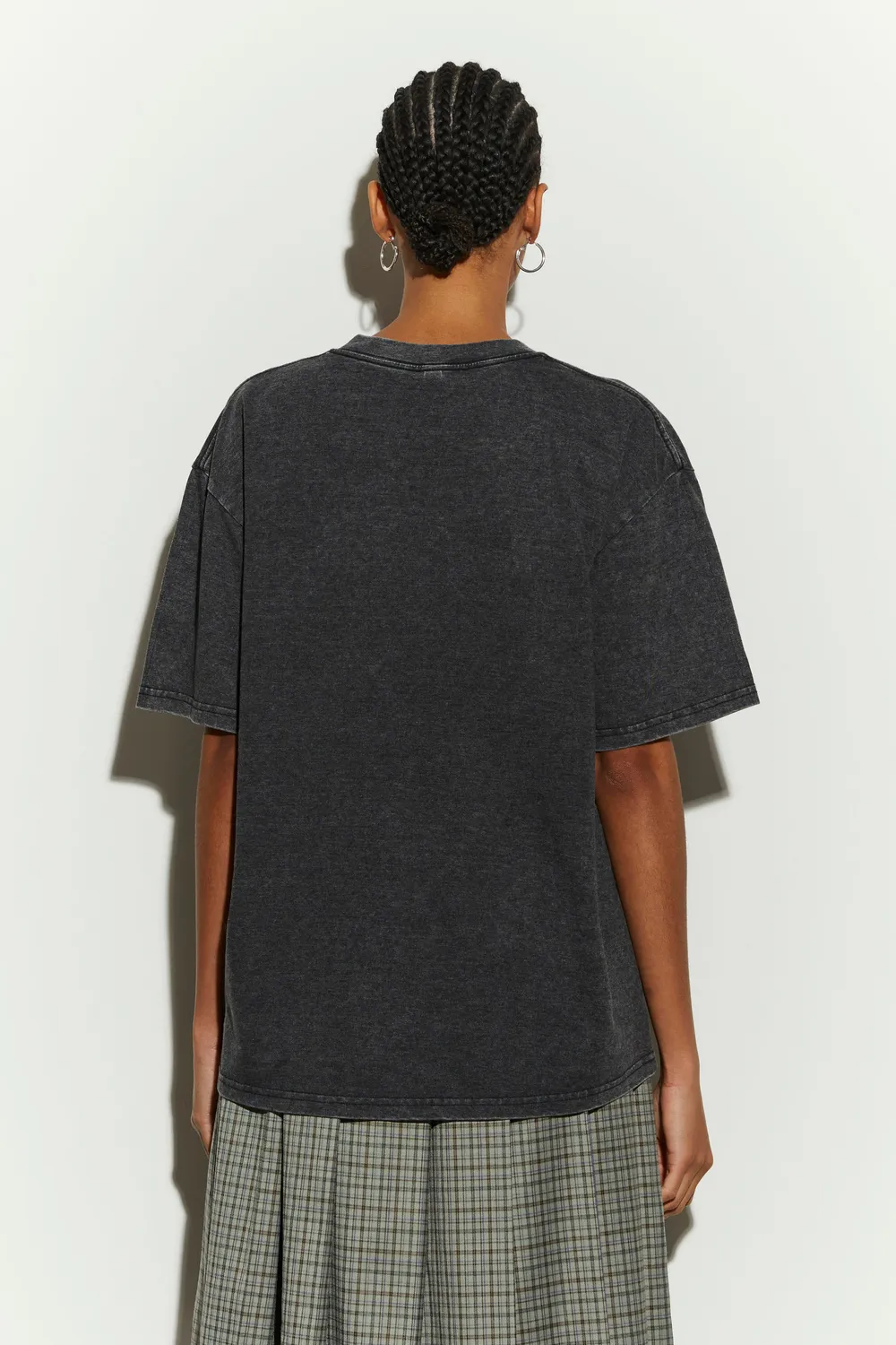 Isabelle Blanche tricou Pardon My French antracit bumbac