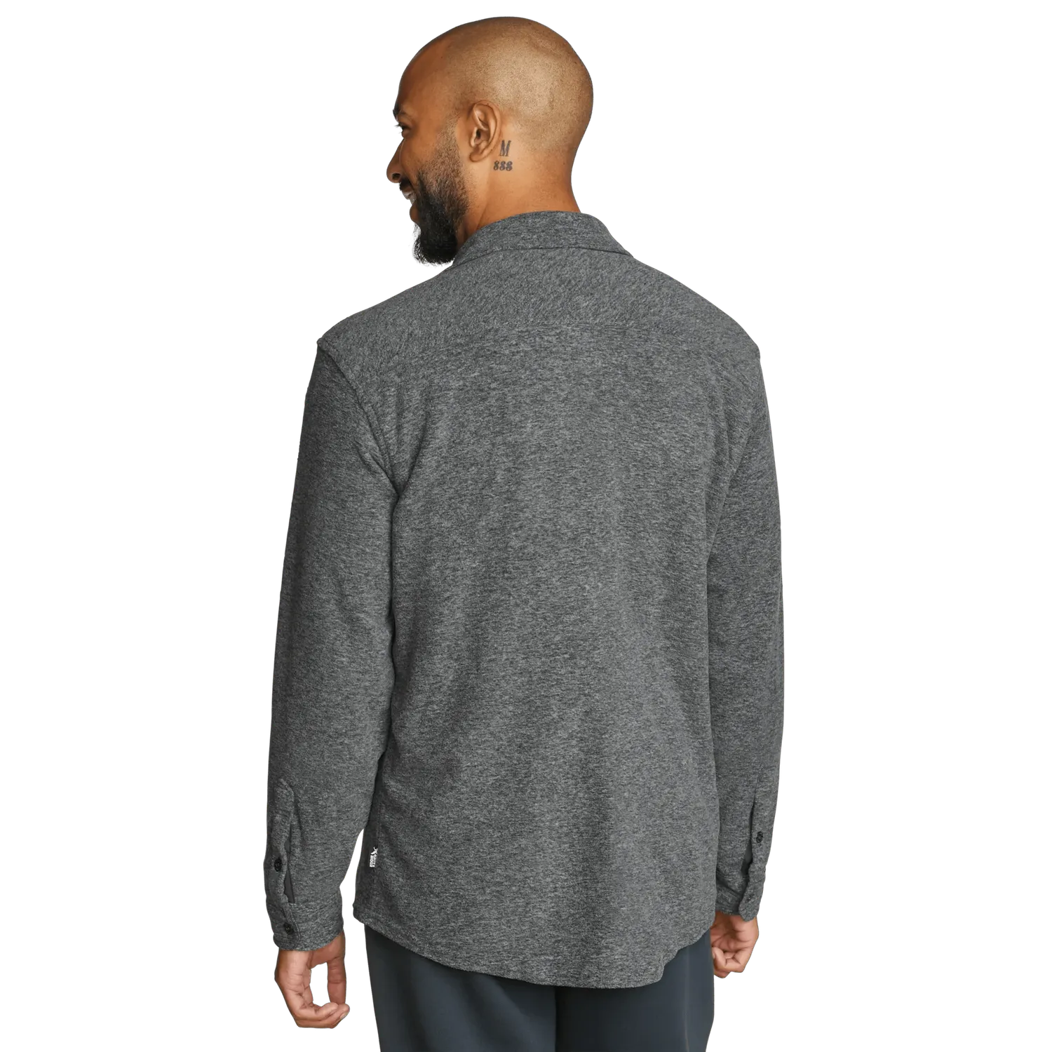 Eddie Bauer Chutes camasa fleece barbati gri