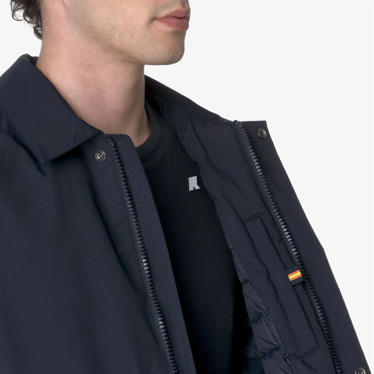 K-Way Montague Warm Ottoman palton barbati blue depth