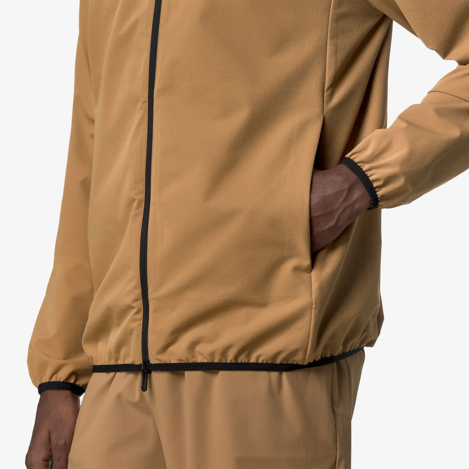 K-Way Journeer Travel hanorac fleece maro cu gluga