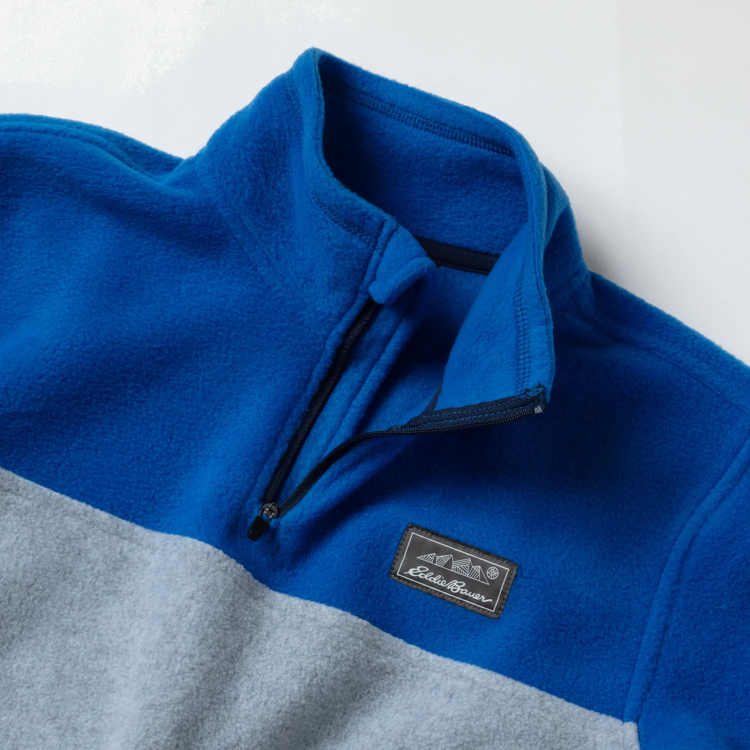 Eddie Bauer Quest Fleece Snap Neck jacheta baieti neagra
