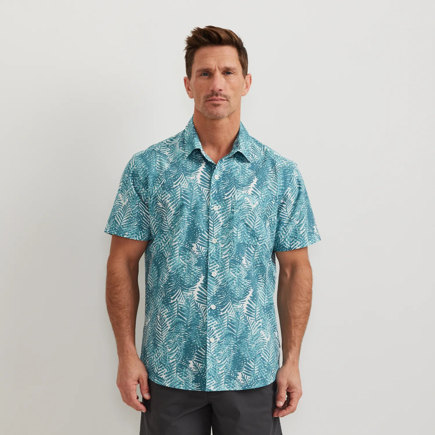 Eddie Bauer Departure camasa barbati cu buzunar verde