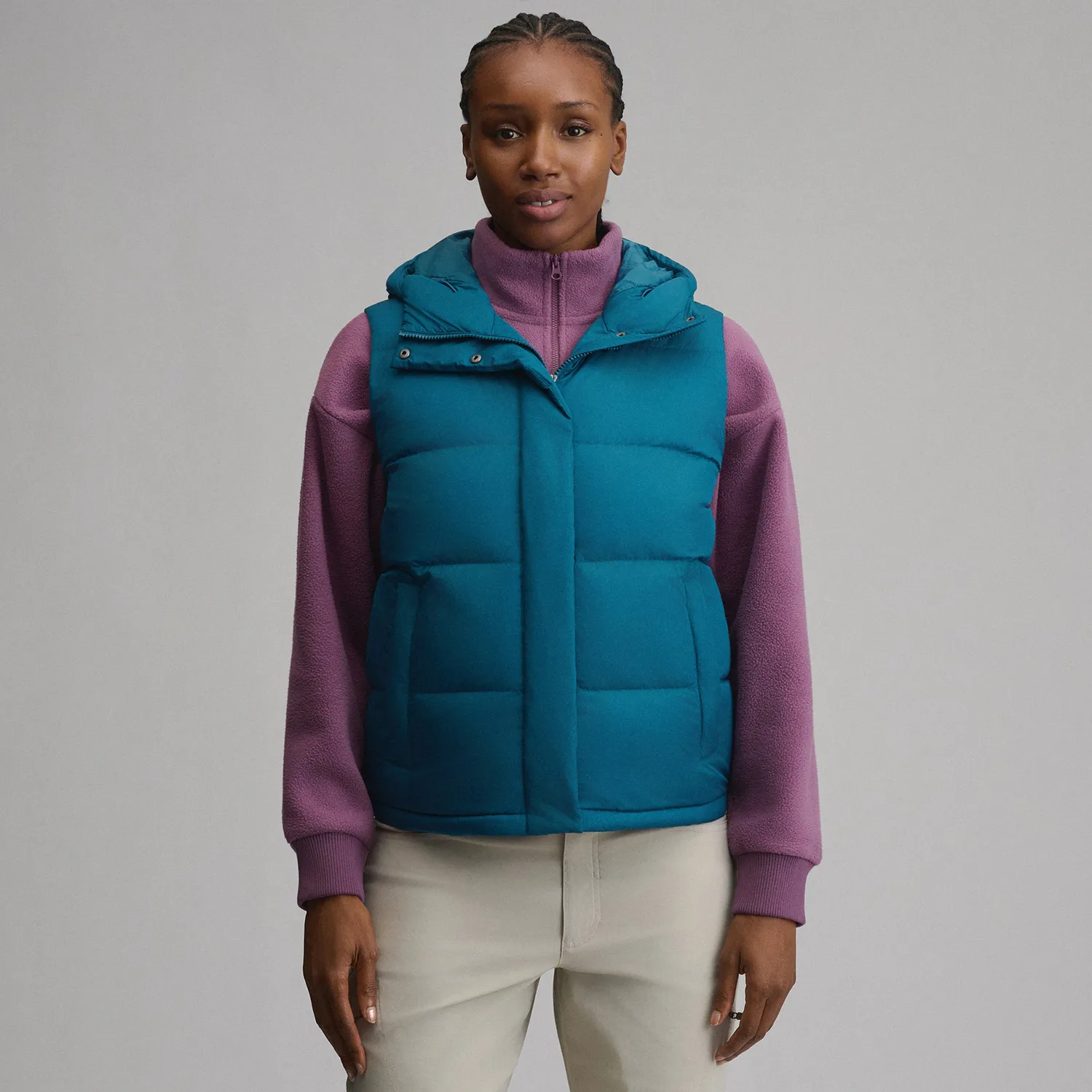 Eddie Bauer Ketchum Short Down vestă puf neagră călduroasă