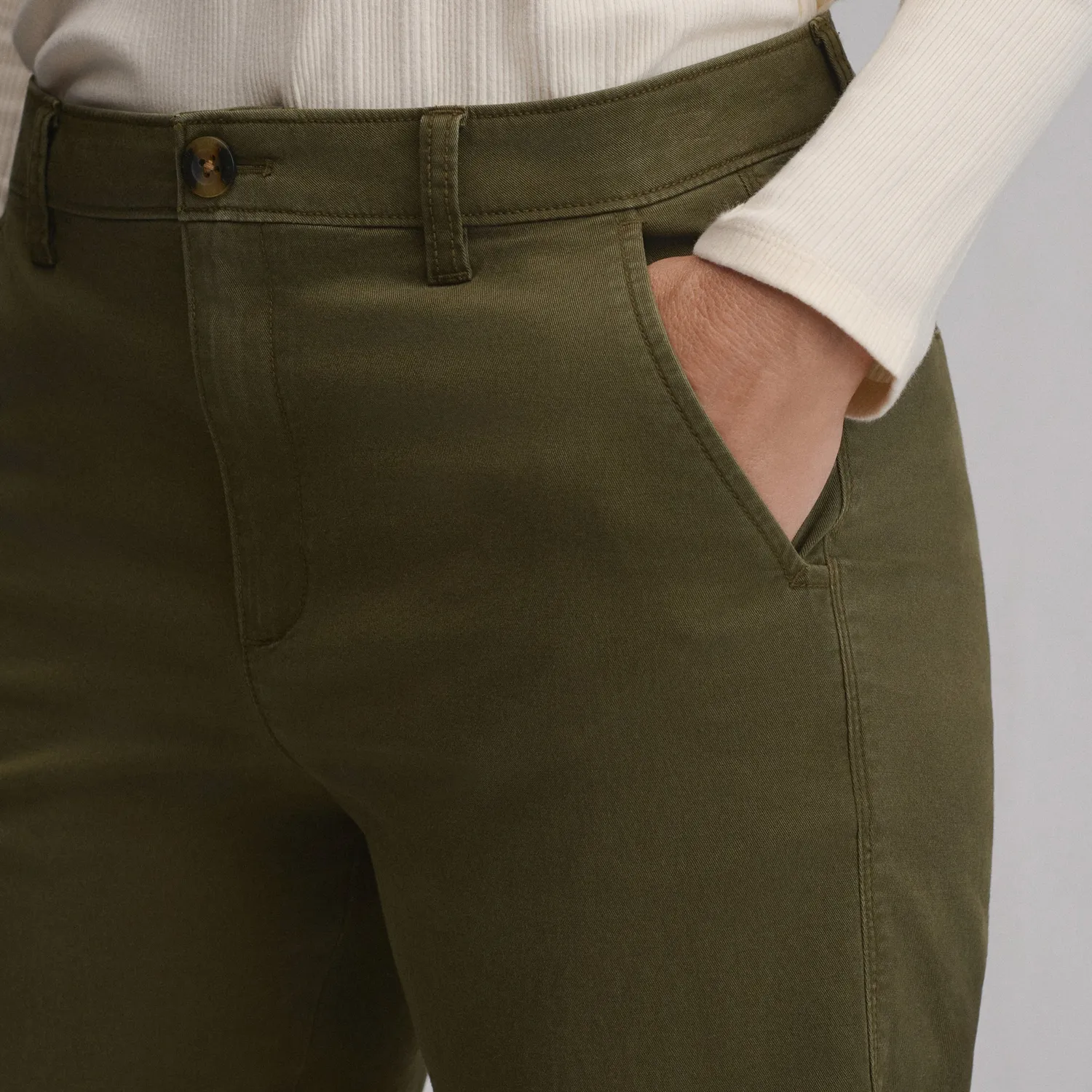 Eddie Bauer Legend Wash pantaloni dama bej bumbac moale