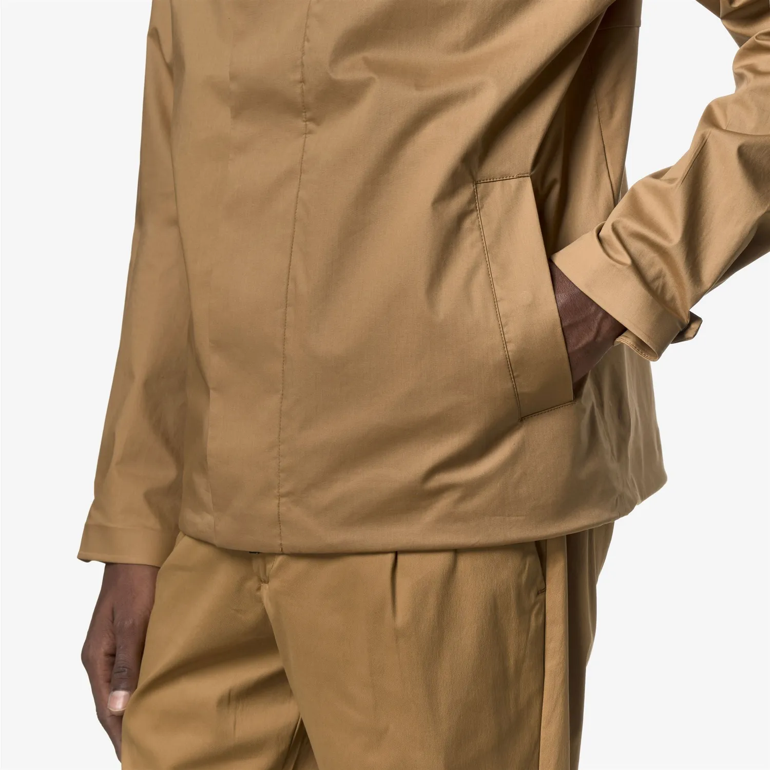K-Way Jacko Cotton 3Layers geaca maro bistre impermeabila