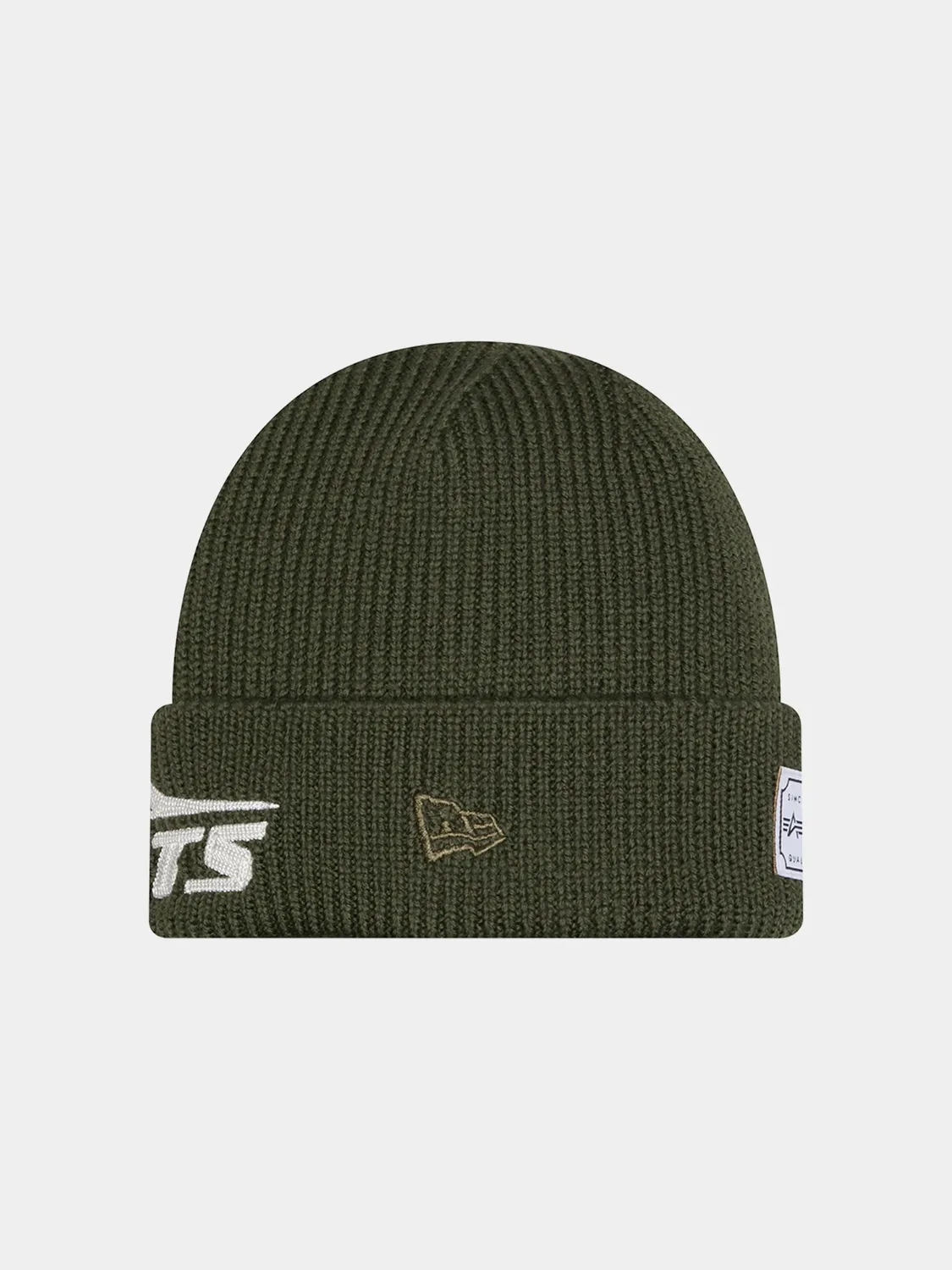 Alpha Industries Jets Beanie caciula verde lana merinos